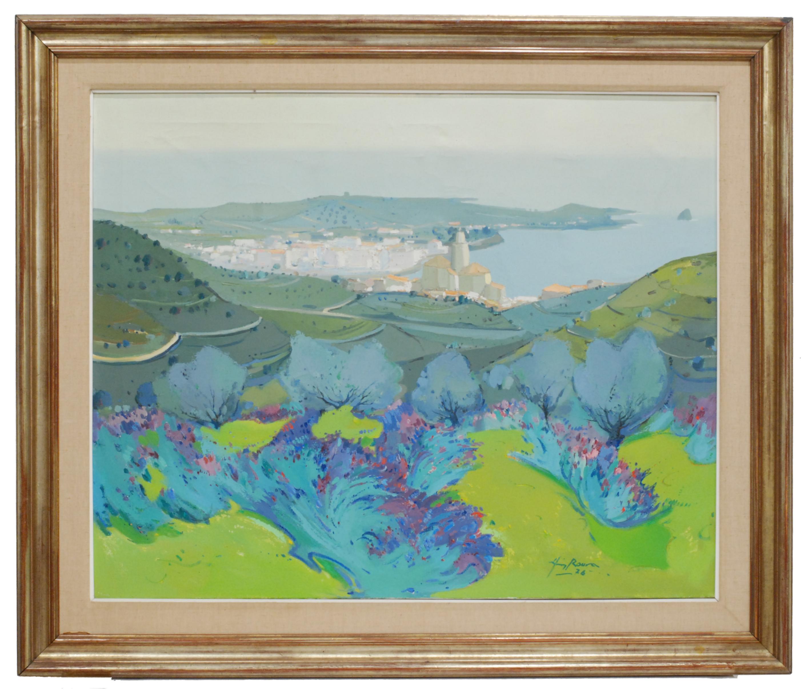 LLUIS ROURA (1943), Cadaqués, Óleo sobre lienzo