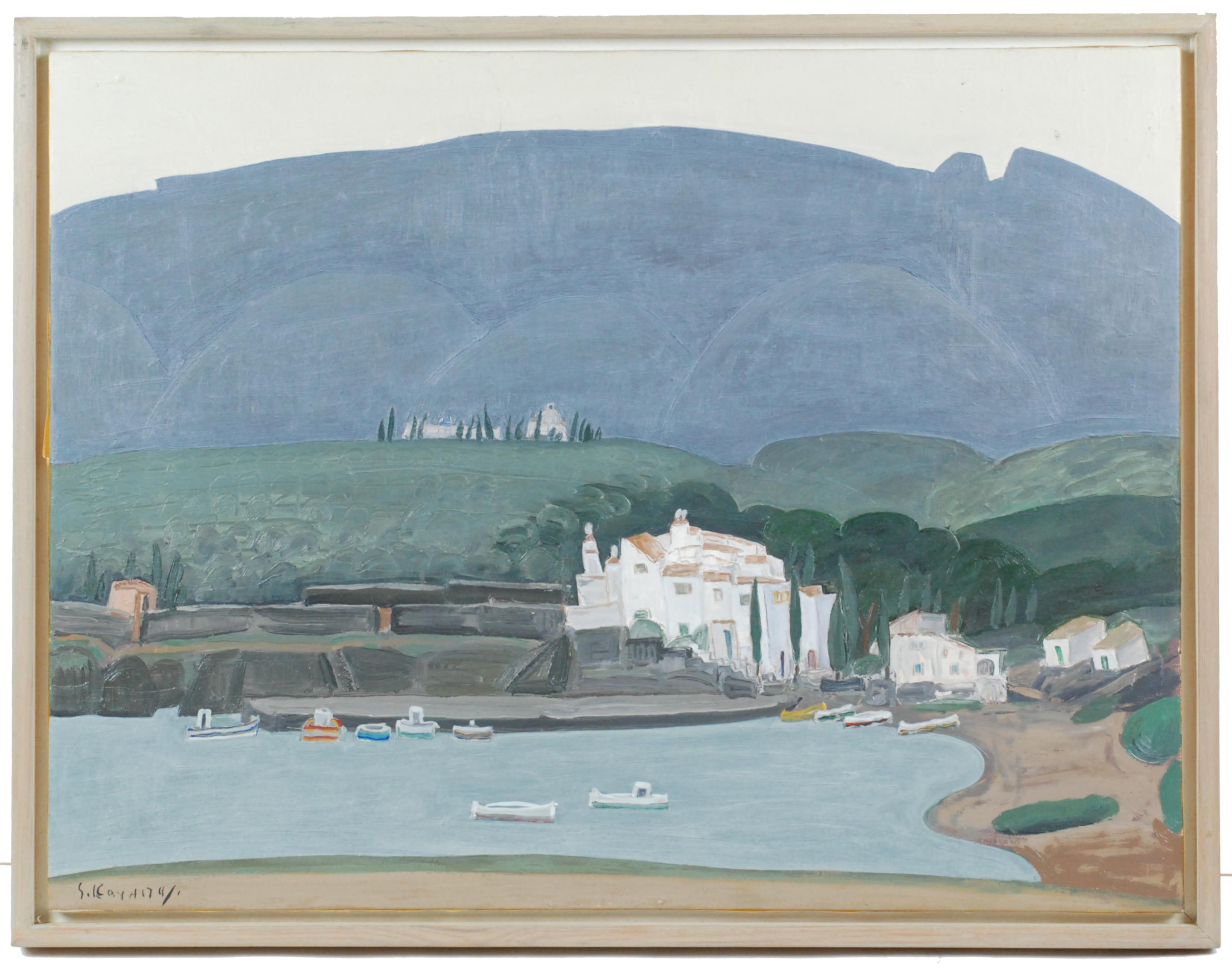 SHIGEYOSHI KOYAMA (1940), Port Lligat, Óleo sobre lienzo