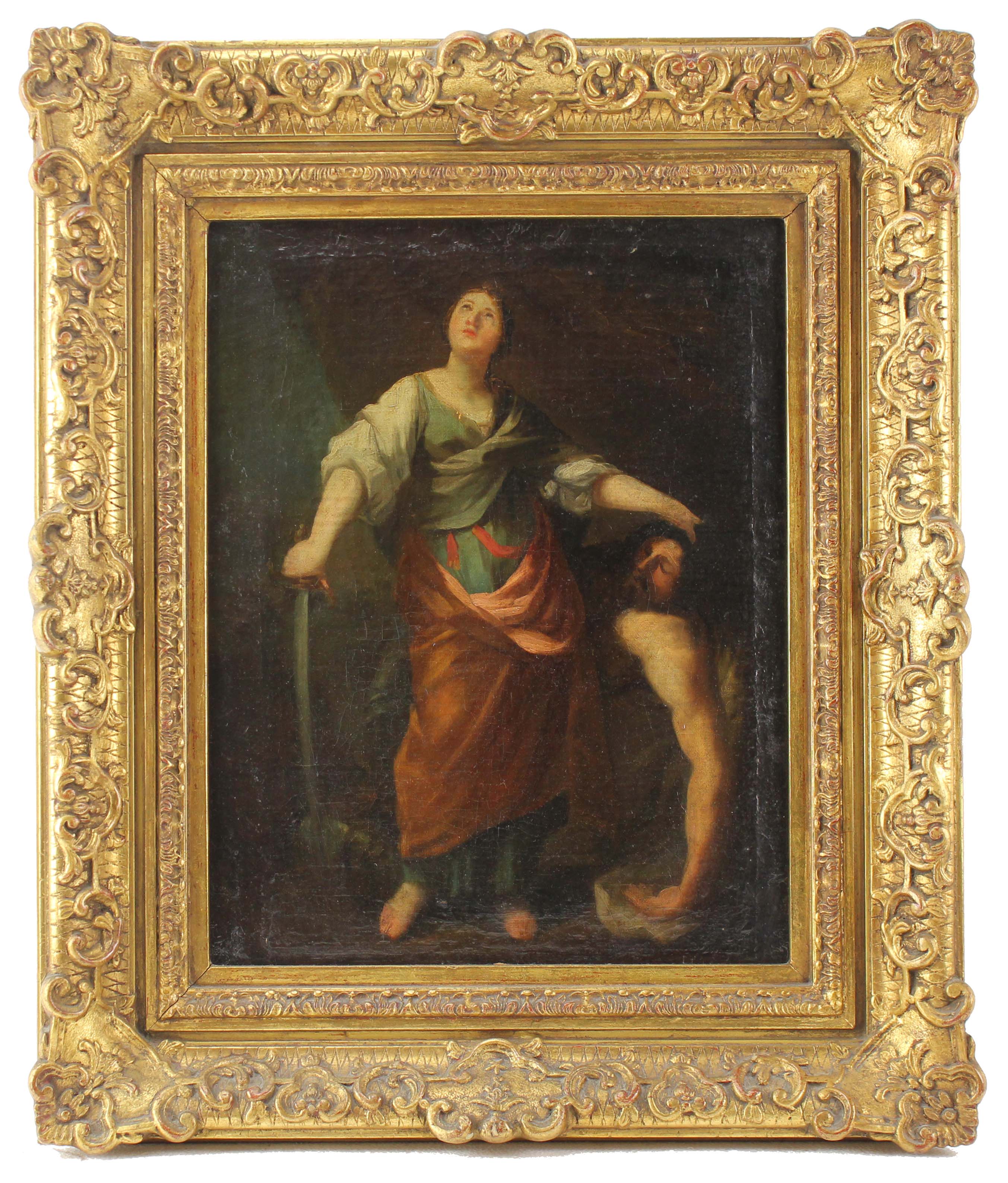 ESCUELA ITALIANA DEL SIGLO XIX "Judith y Holofernes".