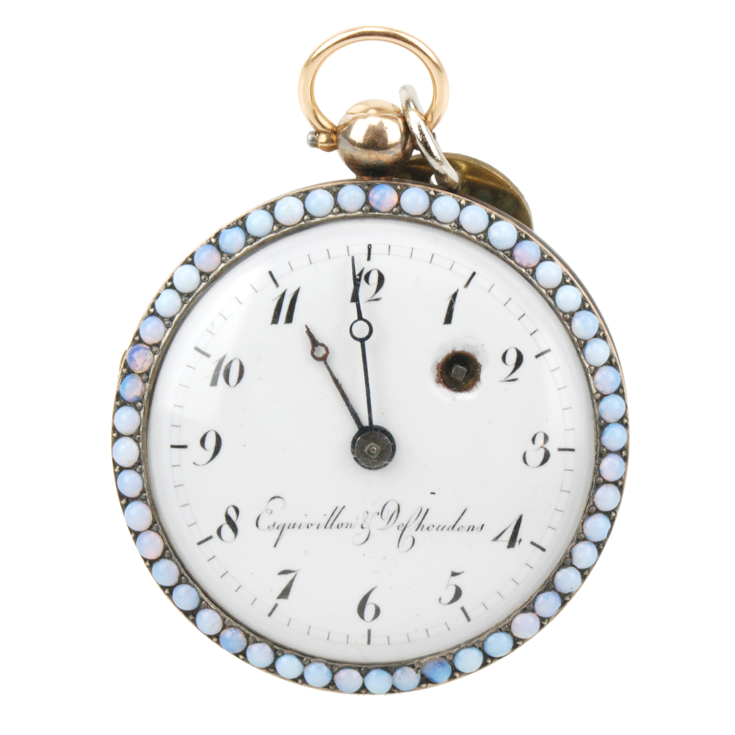 ESQUIVILLON & DELHOUDENS., RELOJ INGLÉS DE BOLSILLO, MEDIAD