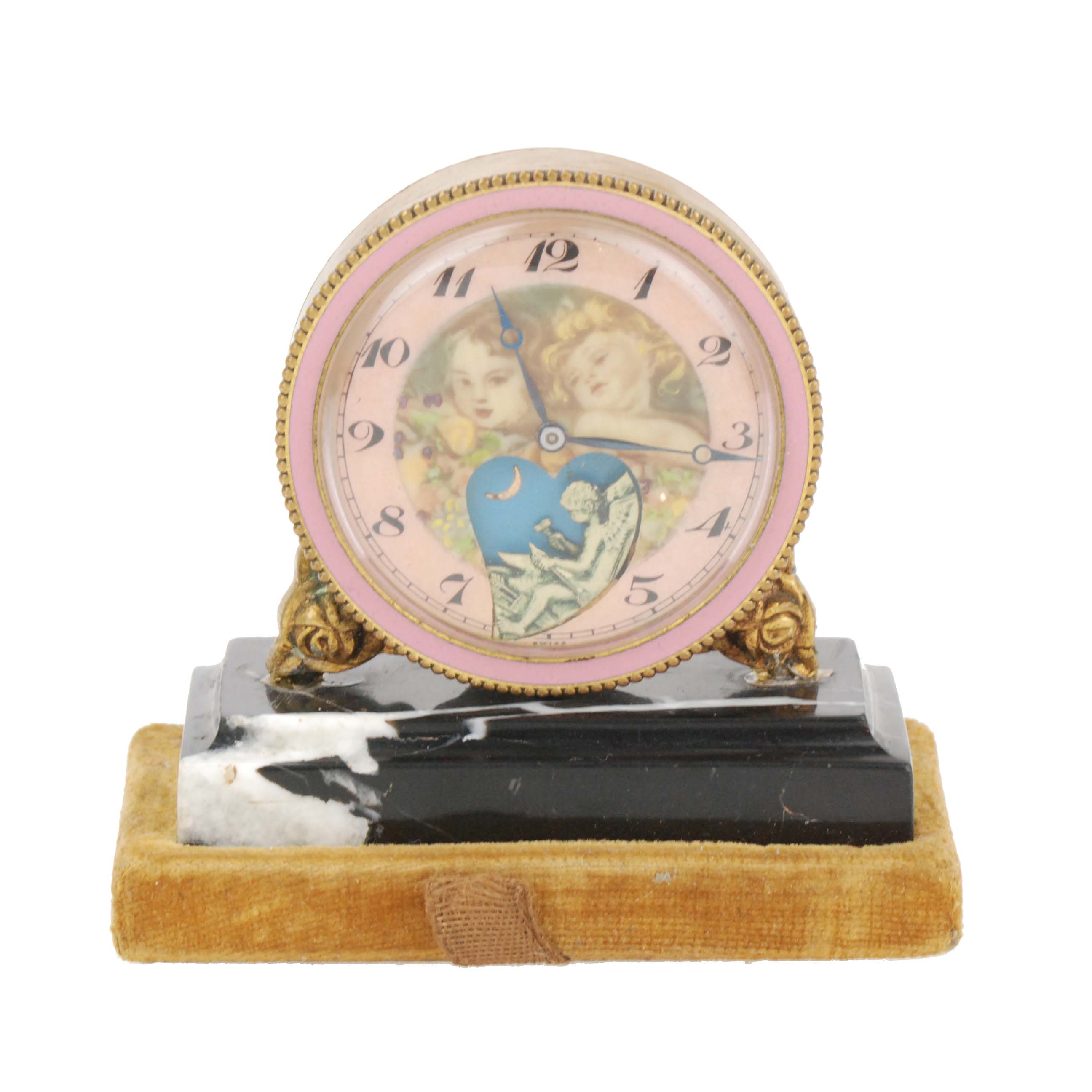 LE PETIT FORGERON., PEQUEÑO RELOJ SUIZO DE SOBREMESA.