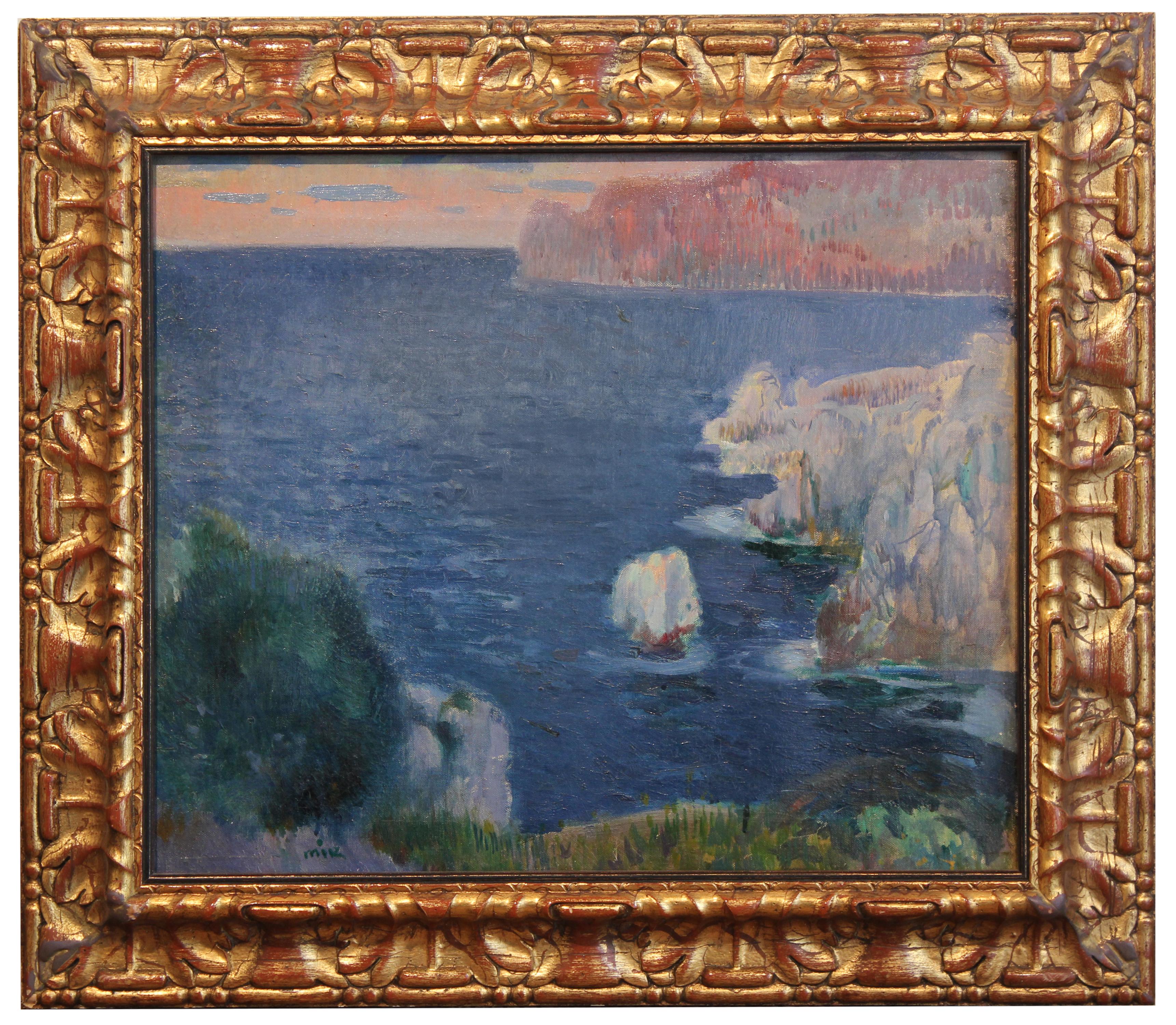 JOAQUIM MIR I TRINXET (1873-1940), Costa de Mallorca, Óleo