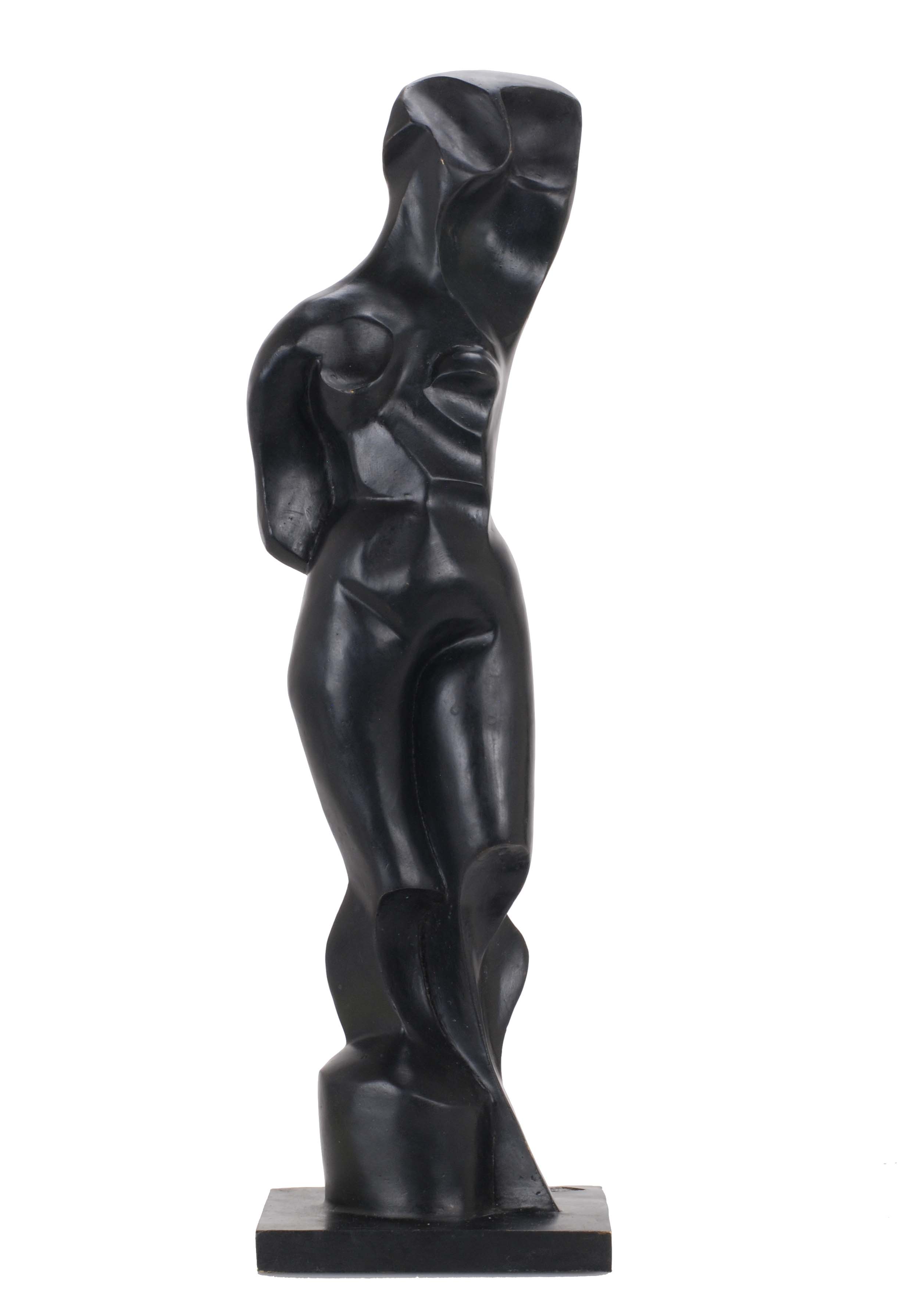 KATARZYNA KOBRO (1898-1951), Desnudo femenino., Bronce de p