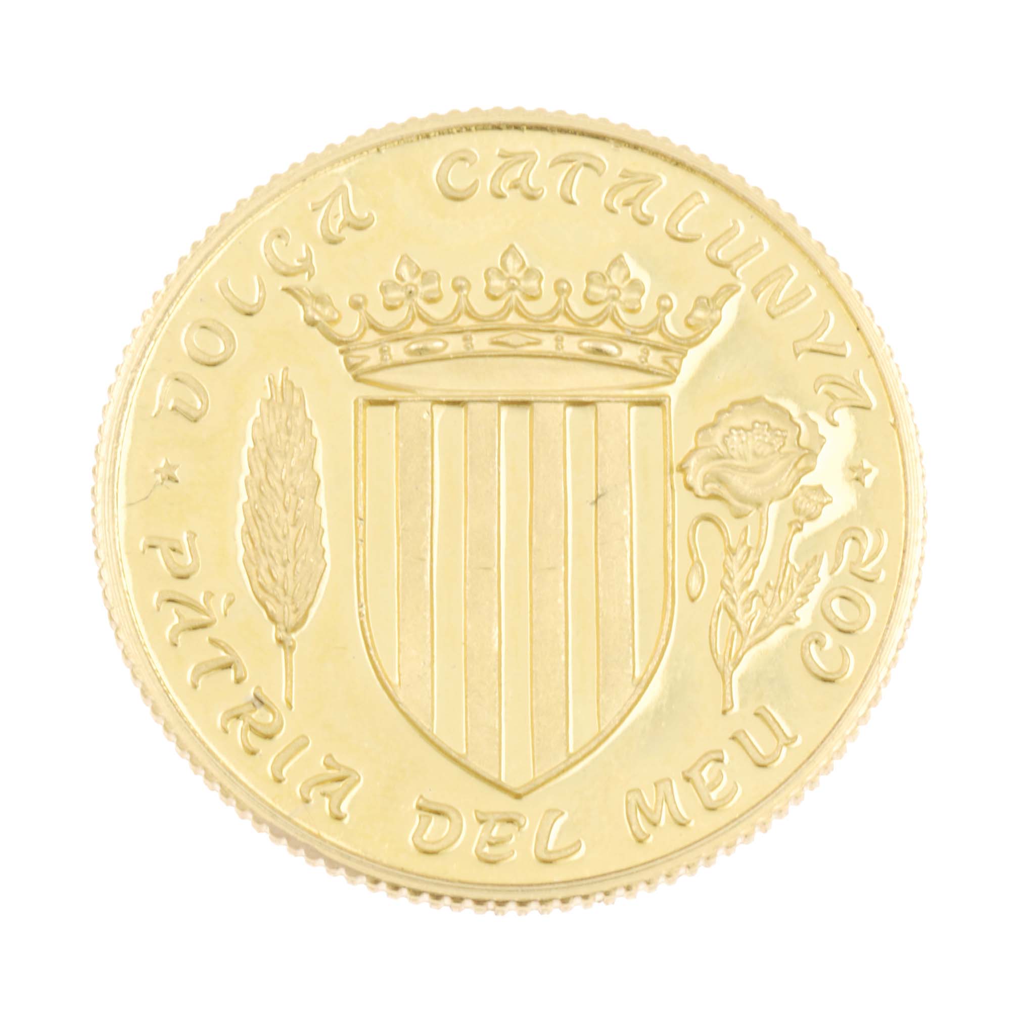 MEDALLA "DOLÇA CATALUNYA" EN ORO.