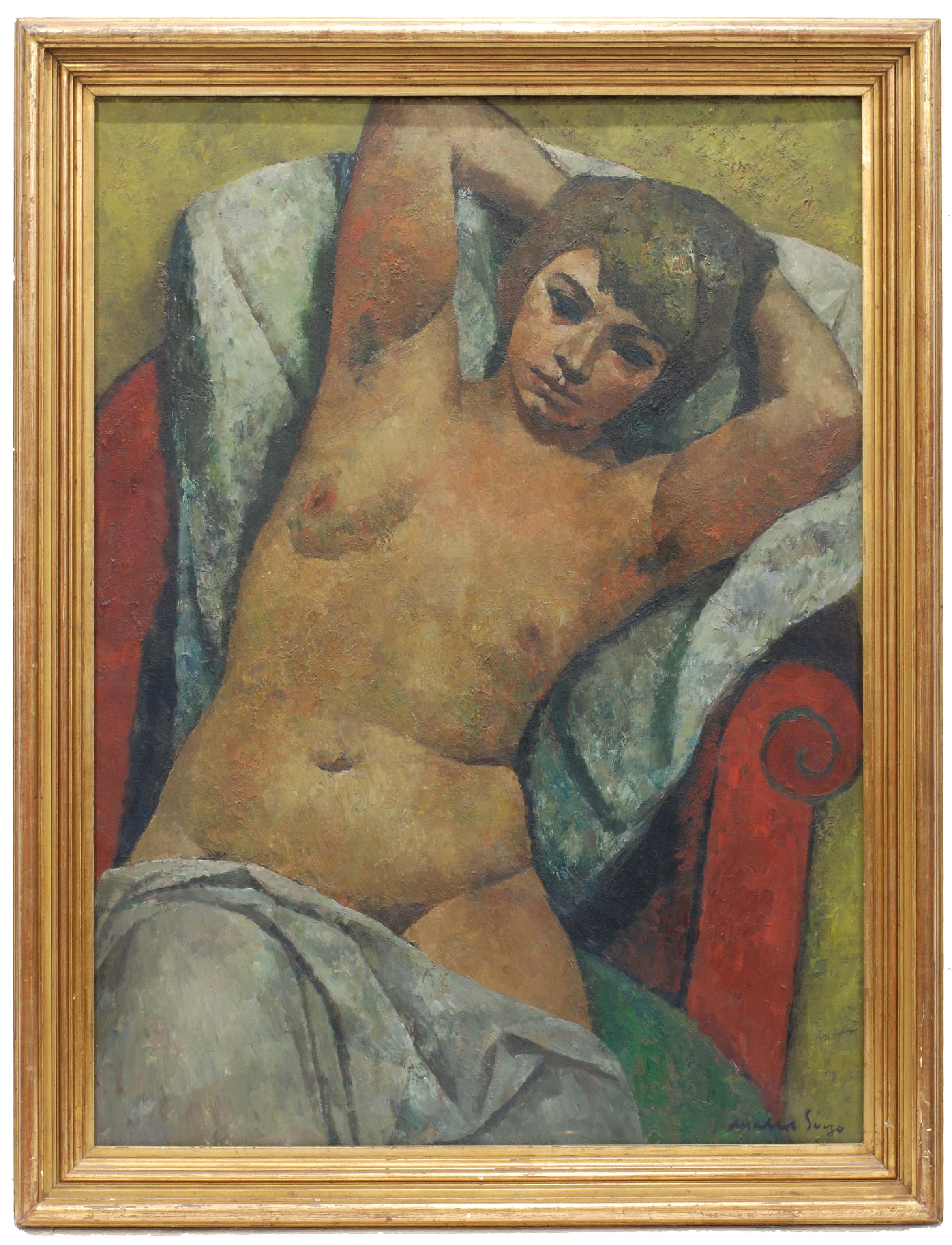 JOSEP MARIA MALLOL SUAZO (1910-1986) "Female nude".