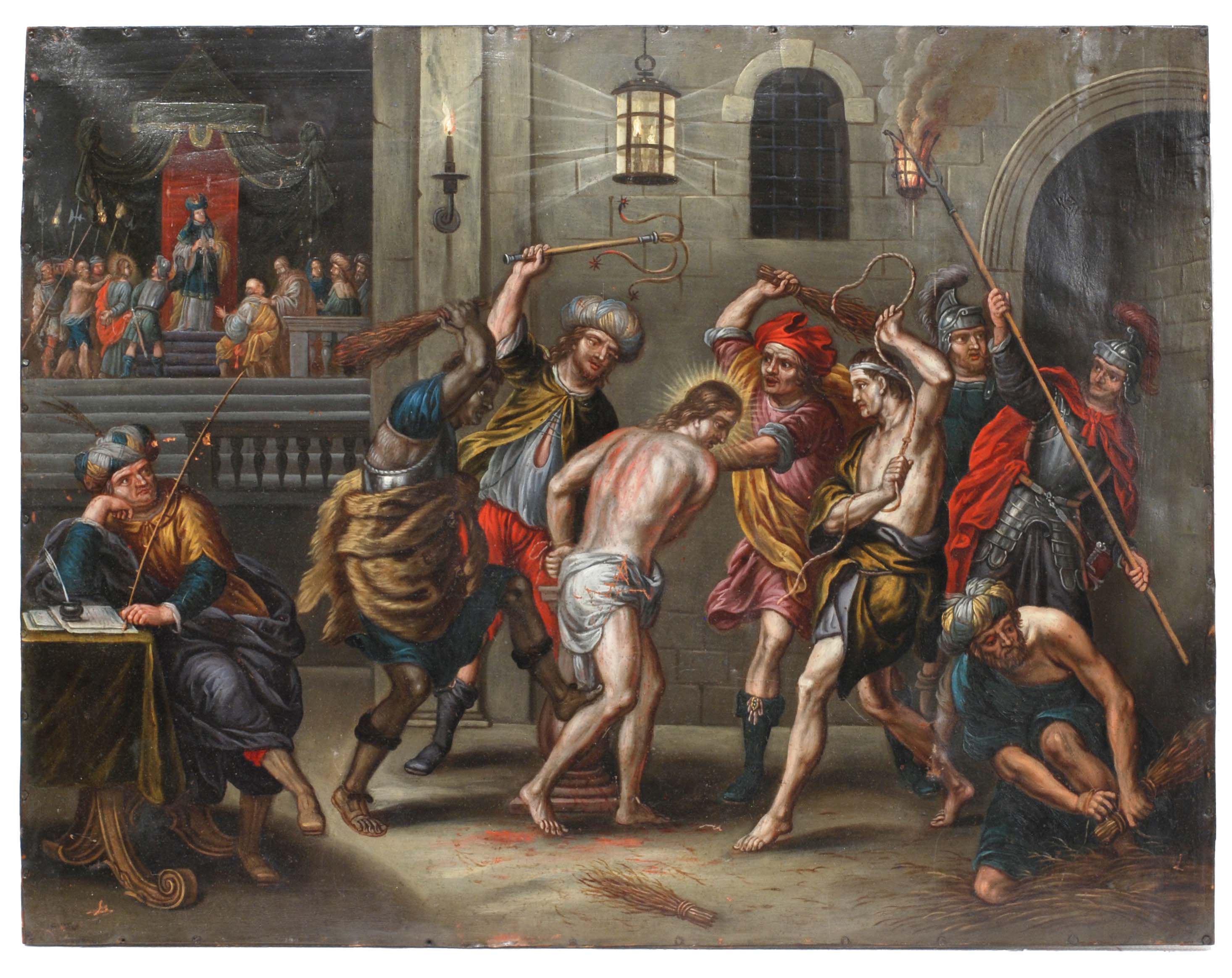 PEETER SION (1624-1695). "Flagellation of Christ".