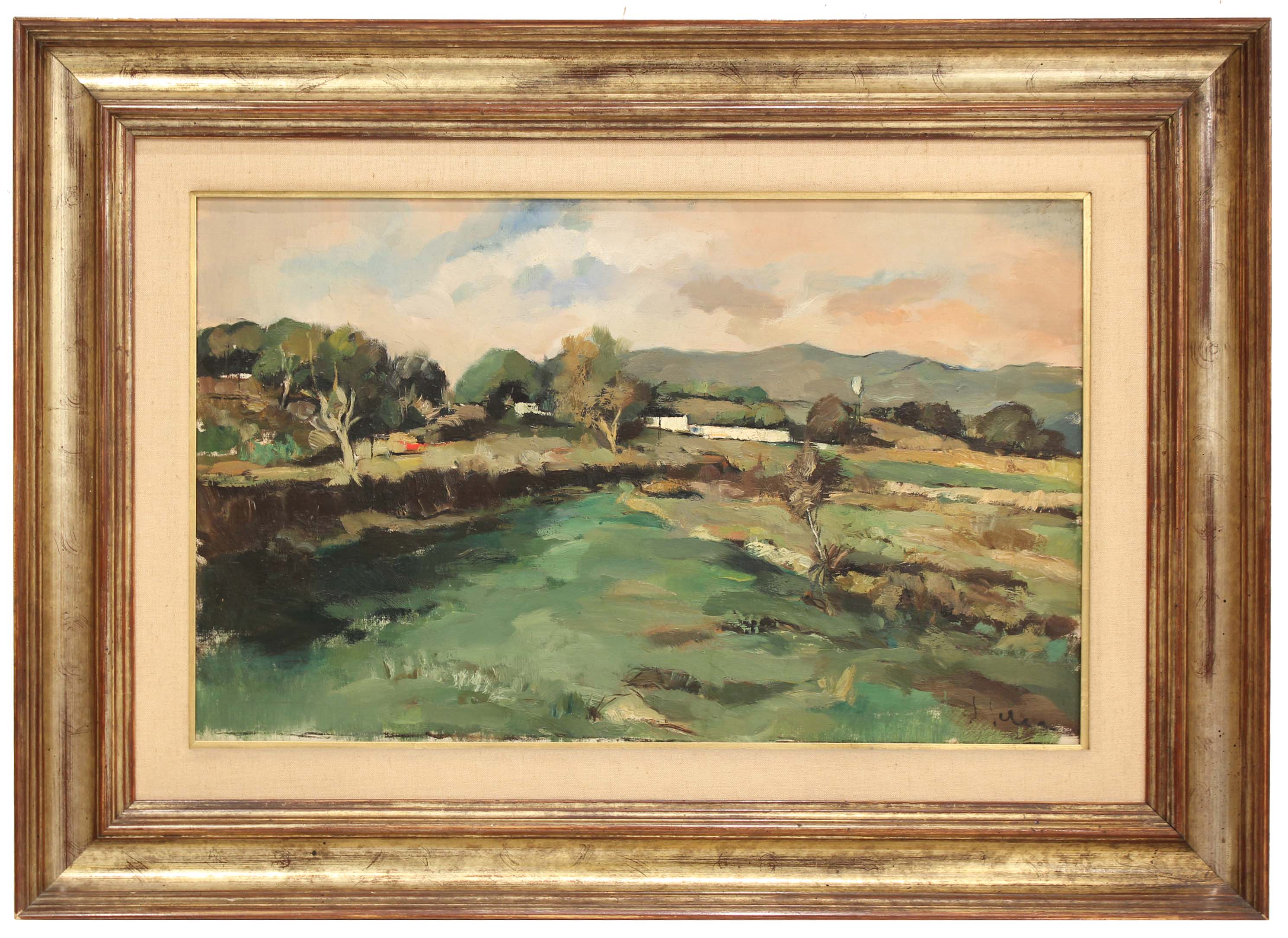 JOAN SERRA MELGOSA (1899-1970) "Landscape".