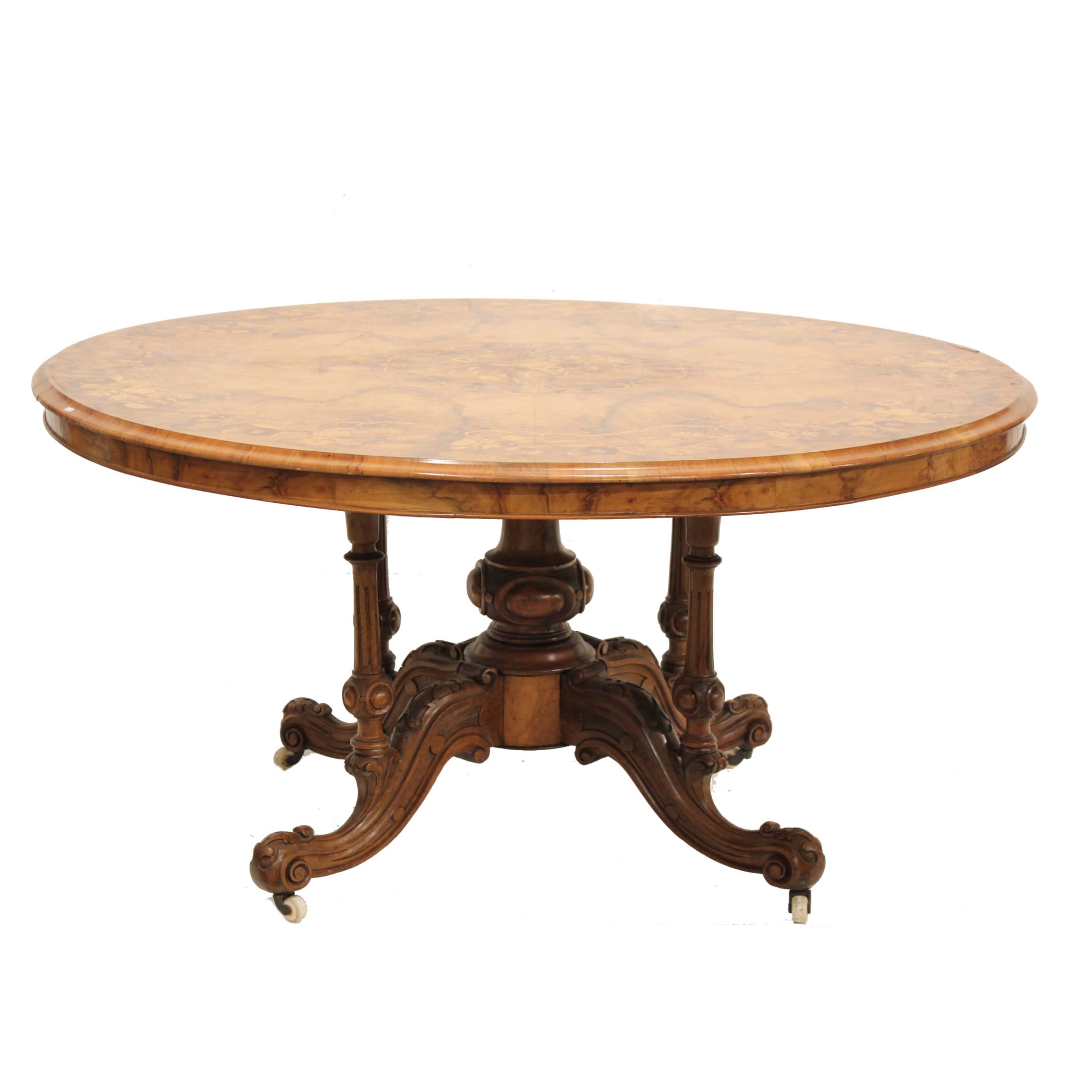 ROUND COFFEE TABLE, LATE 19TH CENTURY, EARLY 20TH CENTURY.