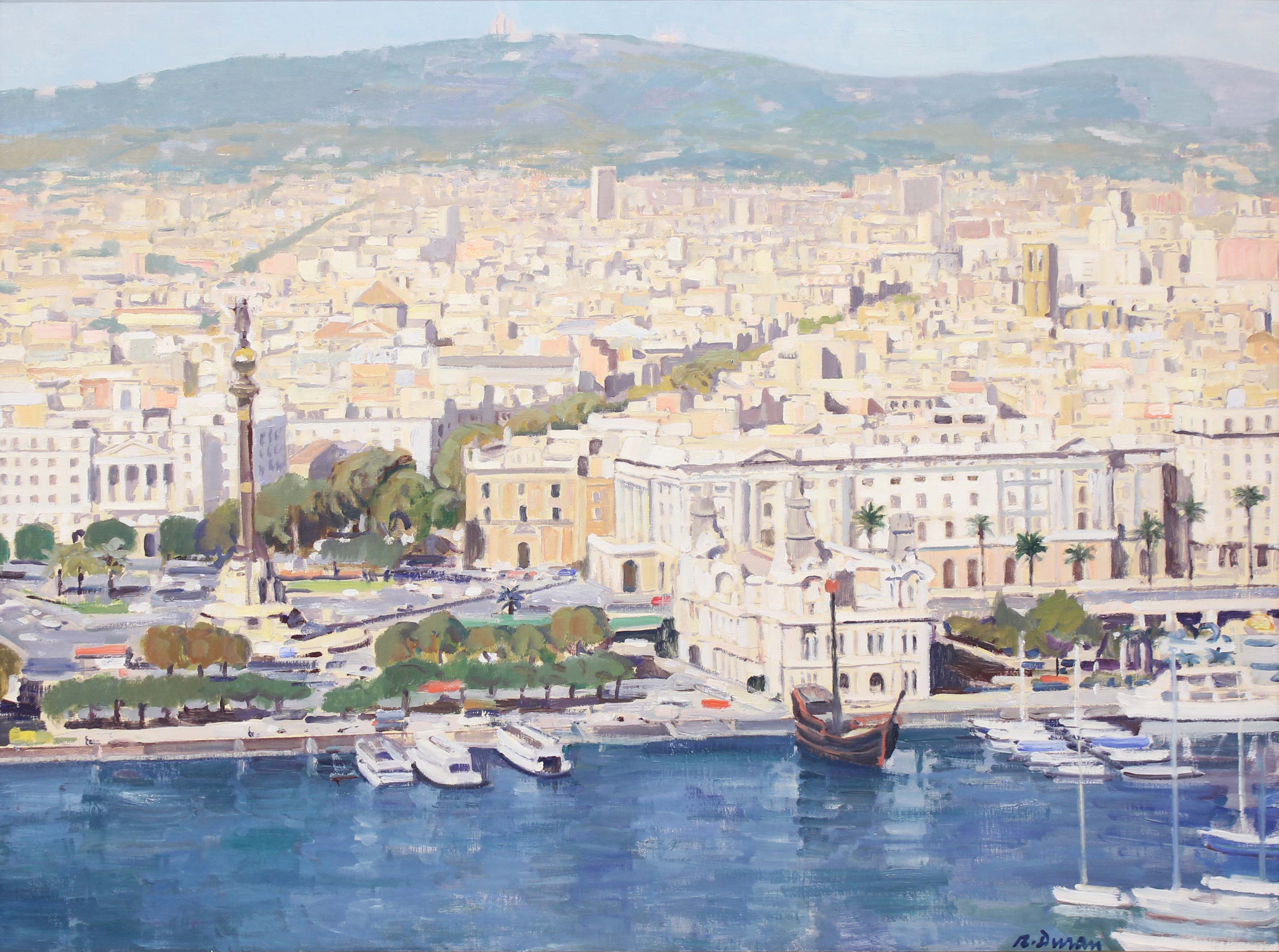 RAFAEL DURAN BENET (1931-2015) "VISTA DE BARCELONA".