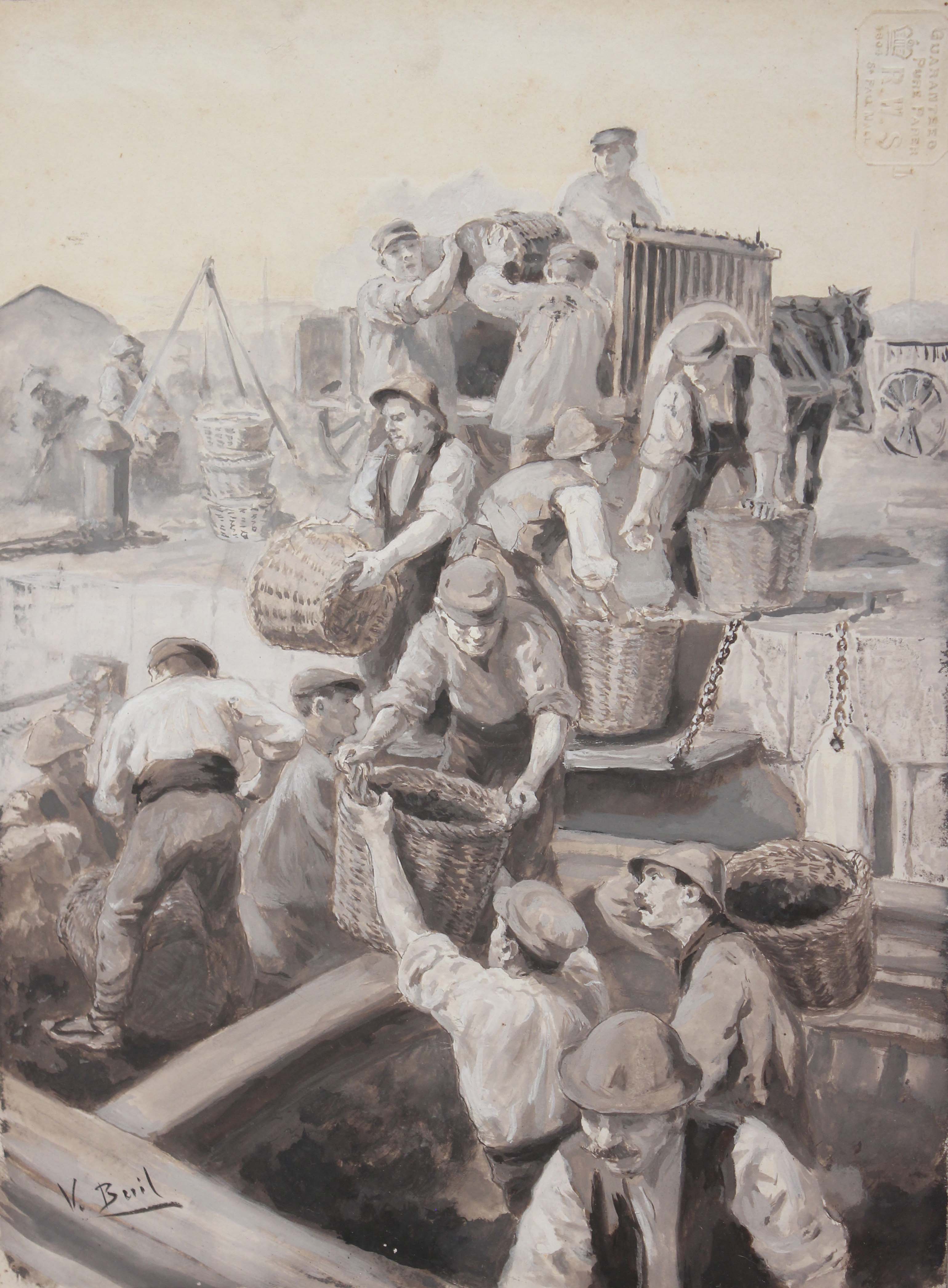 VICENTE BUIL DE LA TORRE (1867-?). "TRABAJADORES".