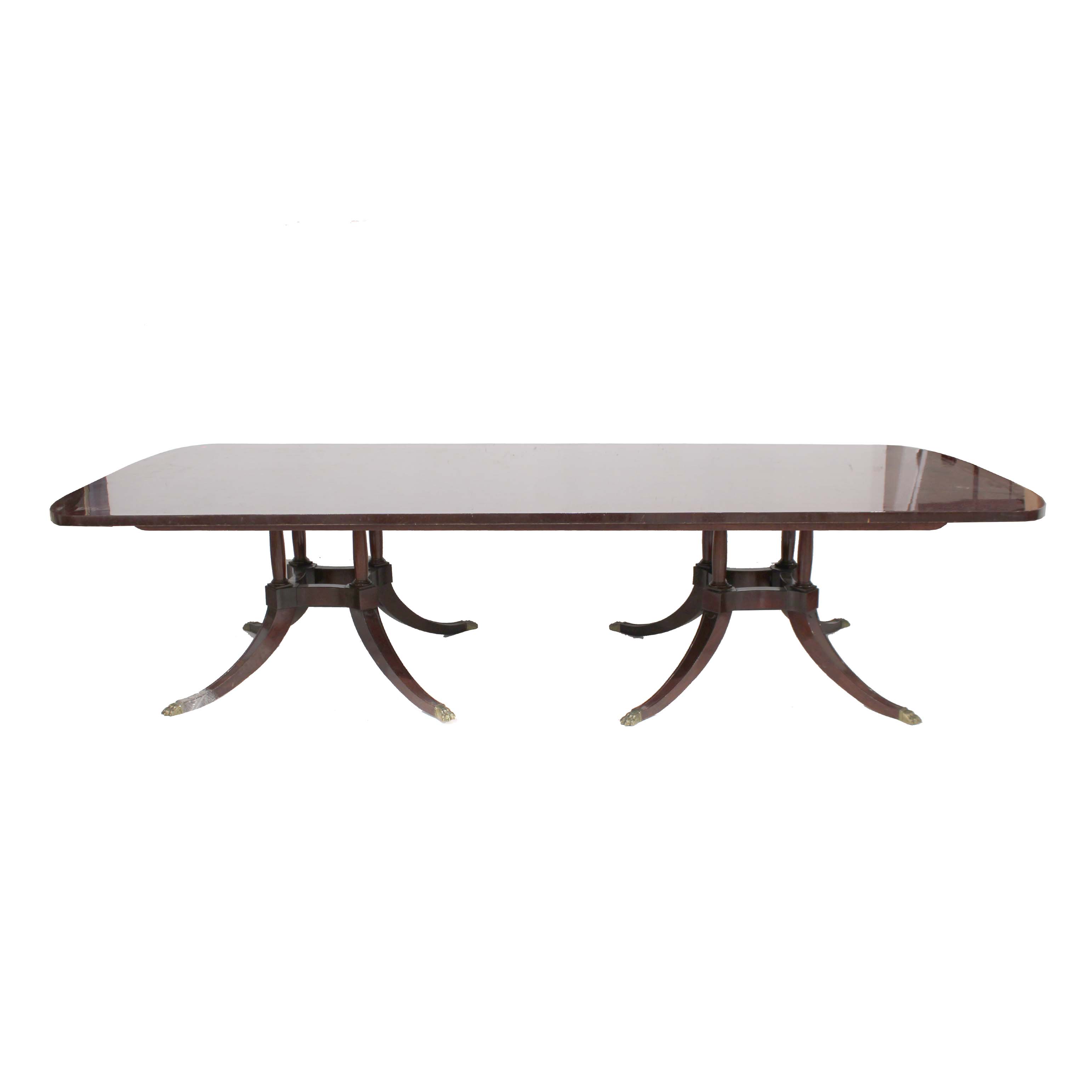 MESA DE COMEDOR INGLESA REGENCY, SIGLO XIX.