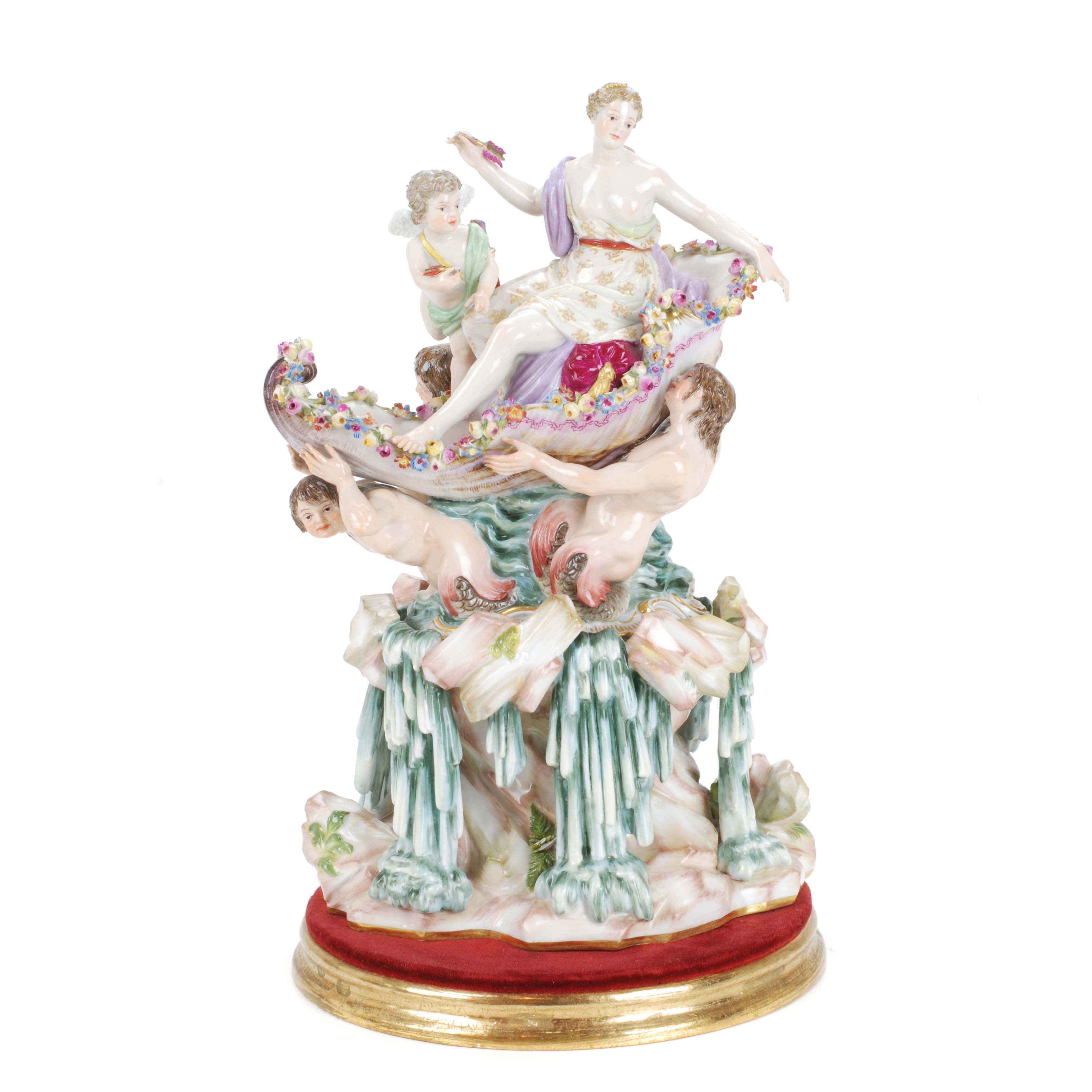 MEISSEN.  "EL TRIUNFO DE VENUS", PPS. SIGLO XX.