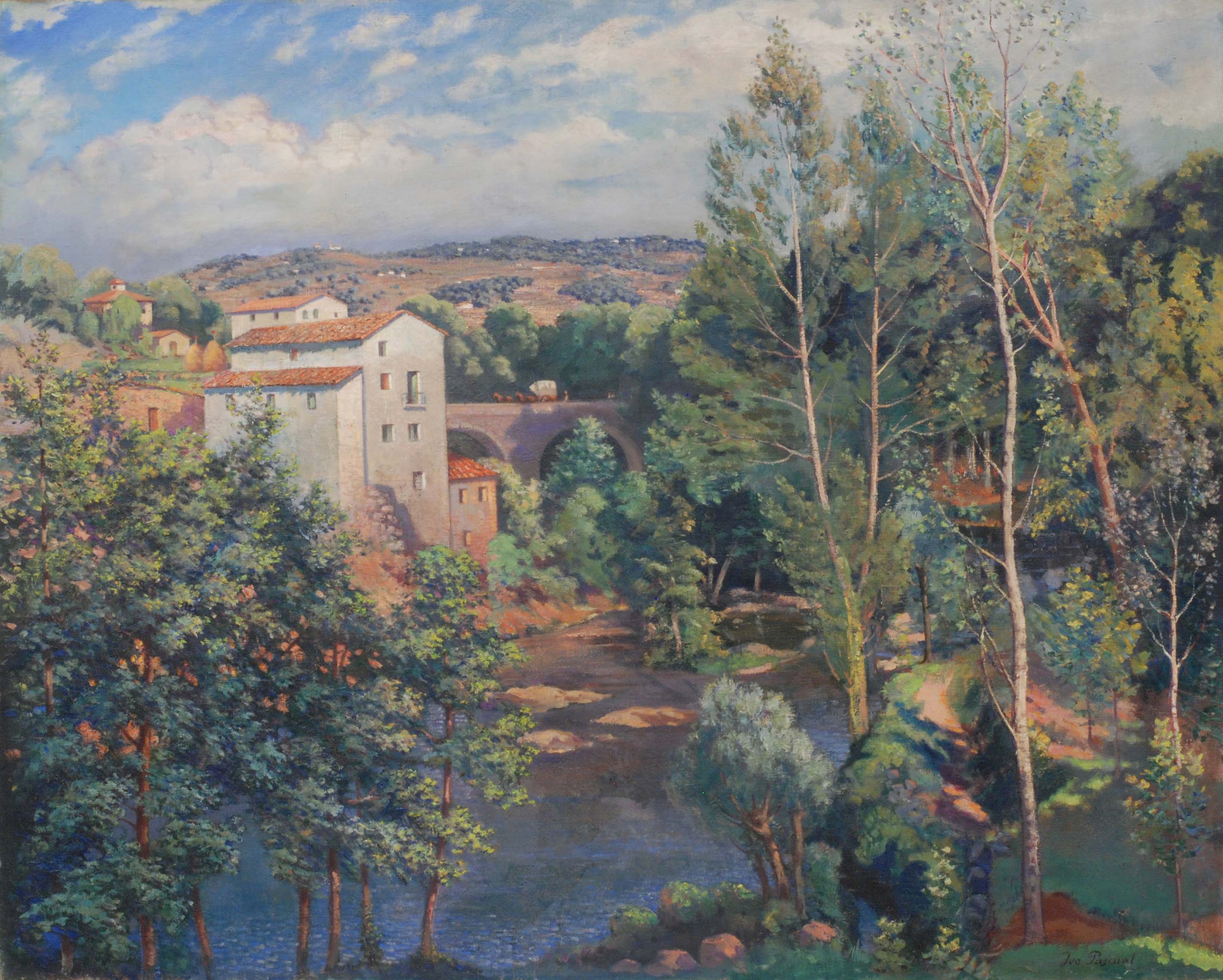 IVO PASCUAL RODES (1883-1949). "MOLÍ DE SANT ROCH", OLOT.