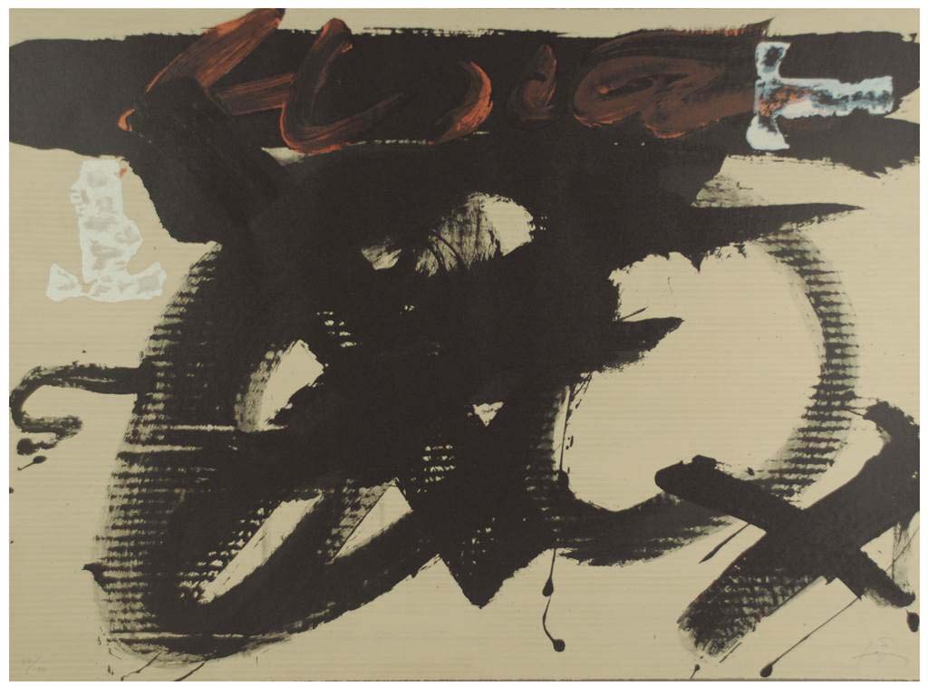 ANTONI TAPIES (1923-2012).