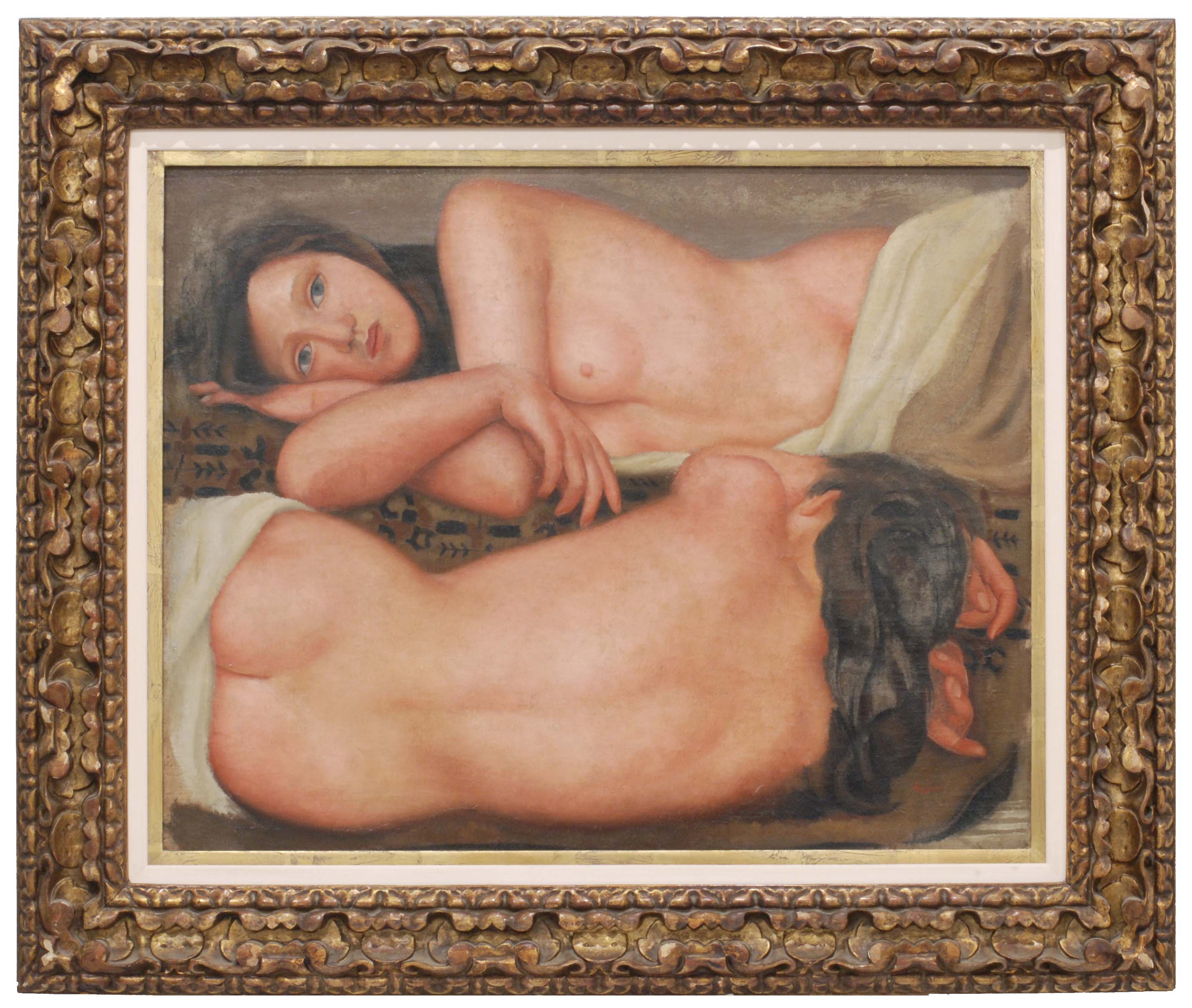 JOSÉ MARÍA DE TOGORES (1893-1970). "MUJERES TUMBADAS", 1924