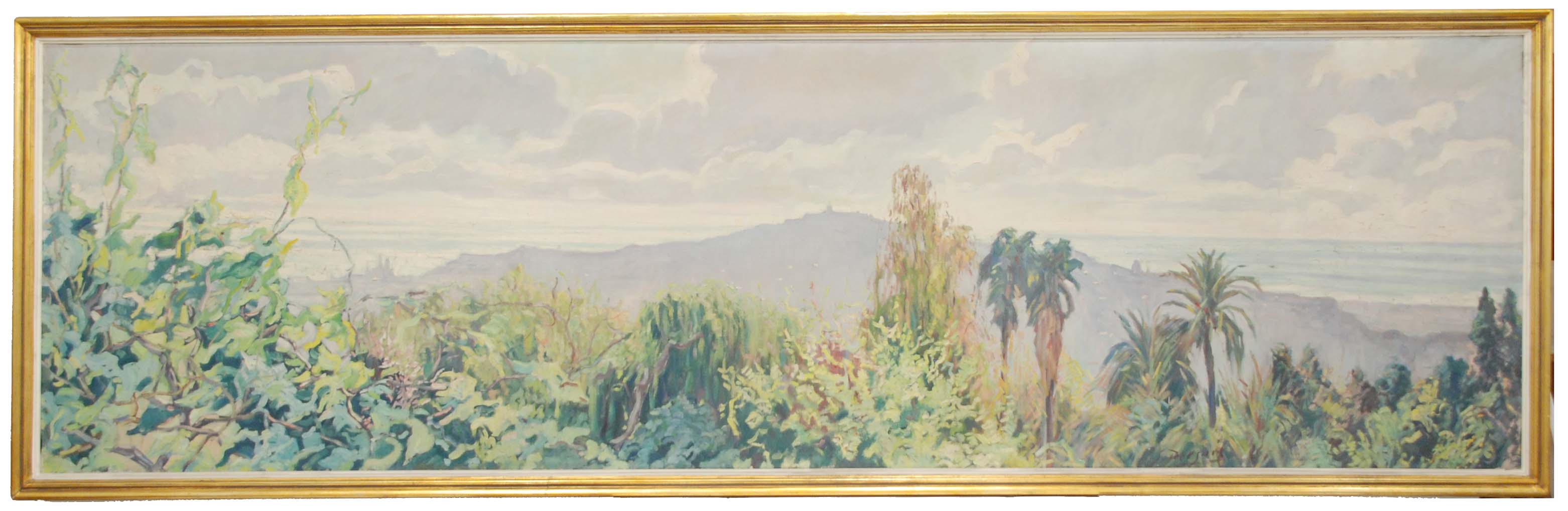 GUILLERMO BERGNES SOLER (1888-1975). "PAISAJE".