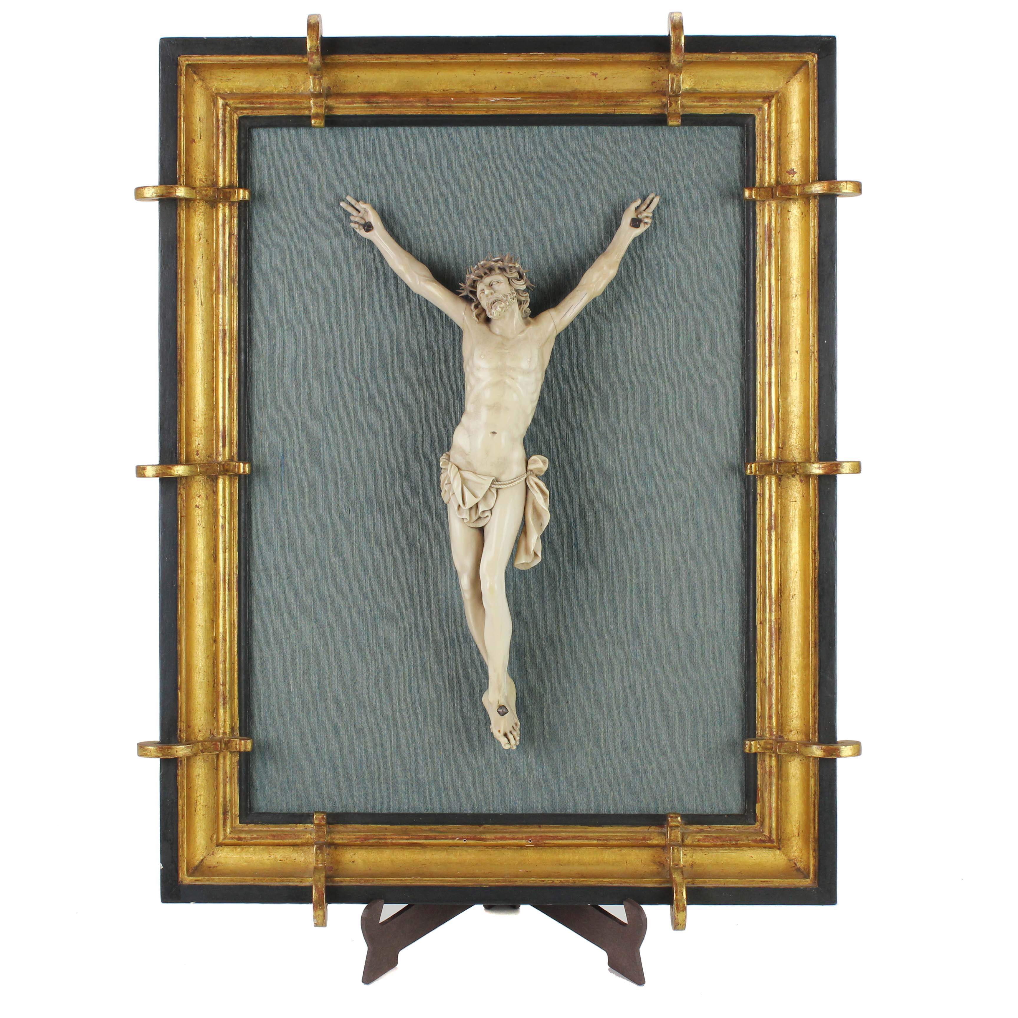 ESCUELA EUROPEA, SIGLO XIX. CRISTO CRUCIFICADO DE TRES CLAV