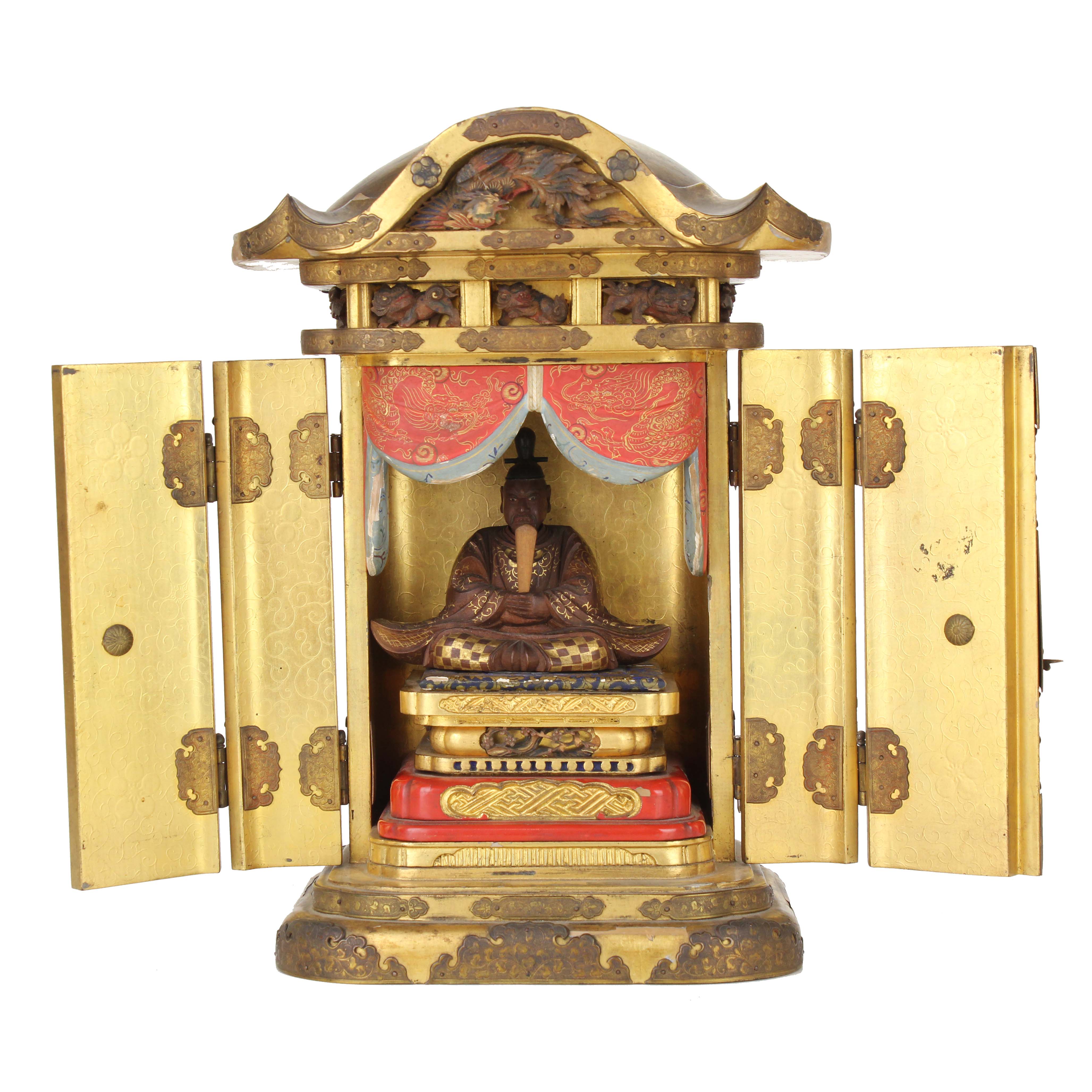 JAPANESE PORTABLE ALTAR, C19th.