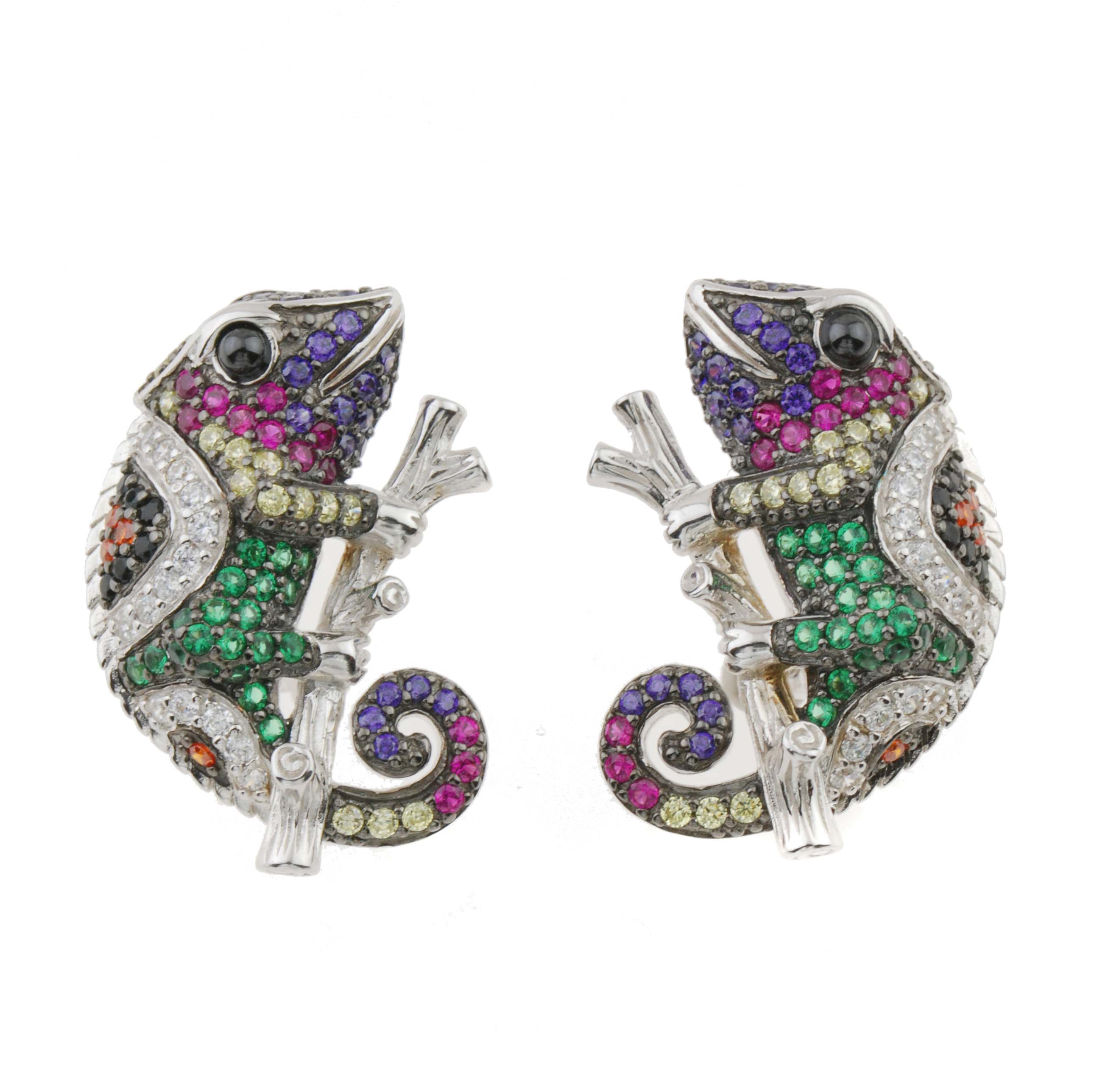 CHAMELEON EARRINGS.