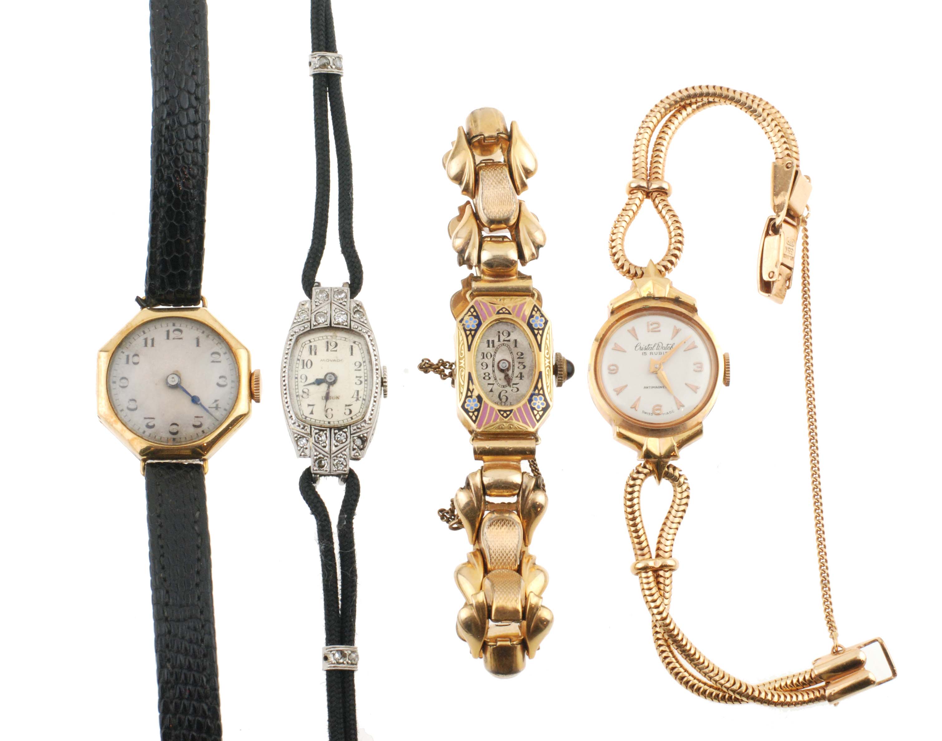 FOUR LADIES&#39; WATCHES.