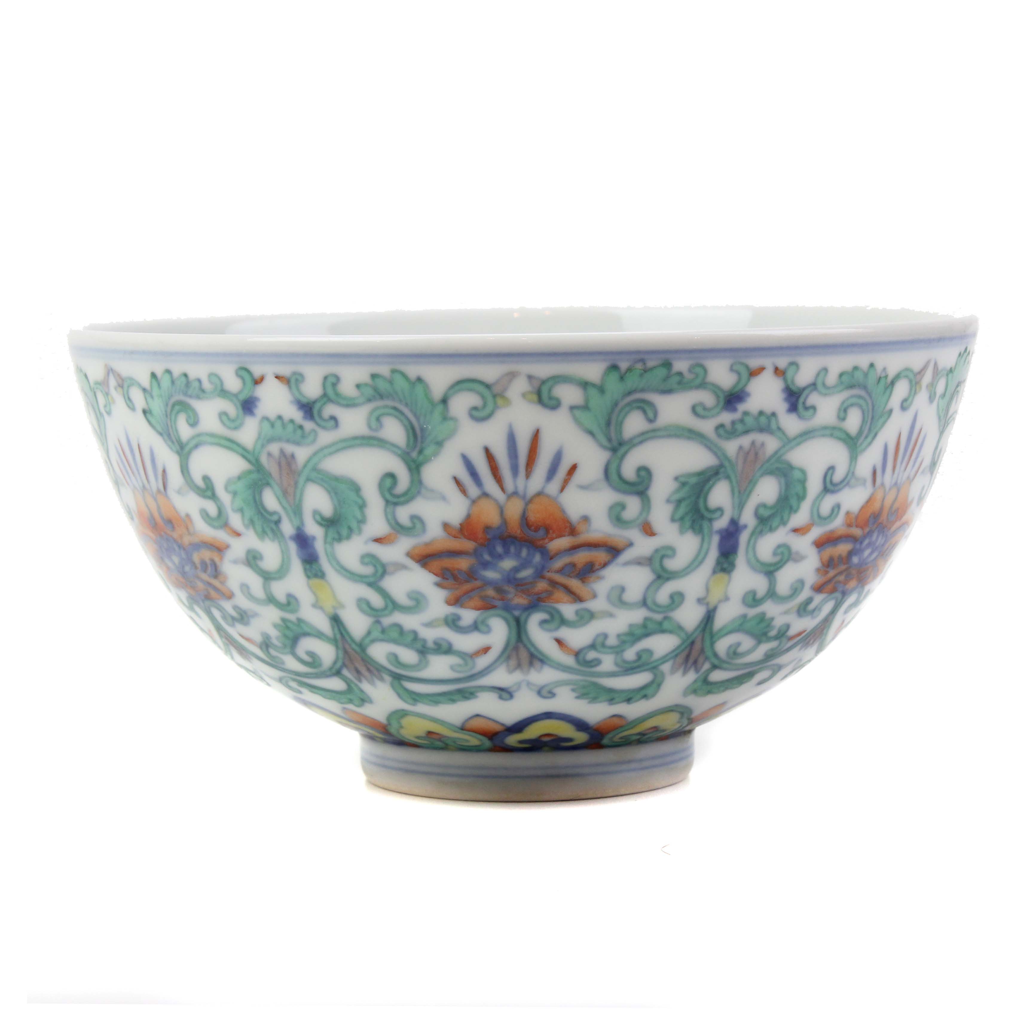 CHINESE QING DYNASTY BOWL, PROBABLY C18th. 