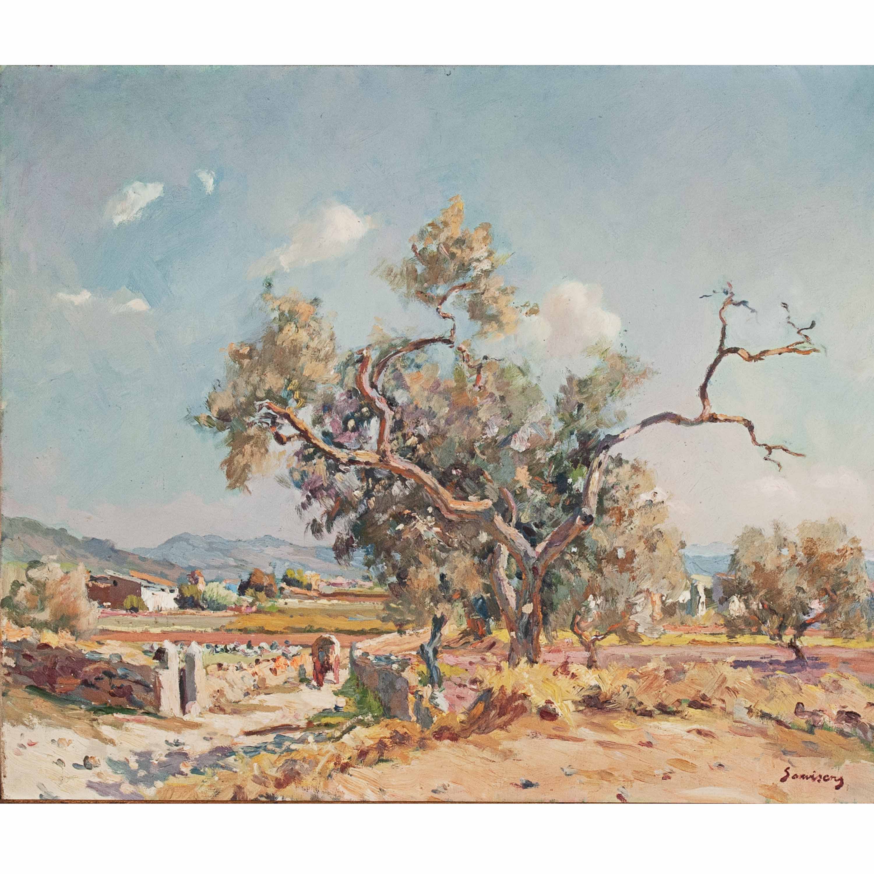 RAMÓN SANVICENS MARFULL (1917-1987). "PAISAJE".