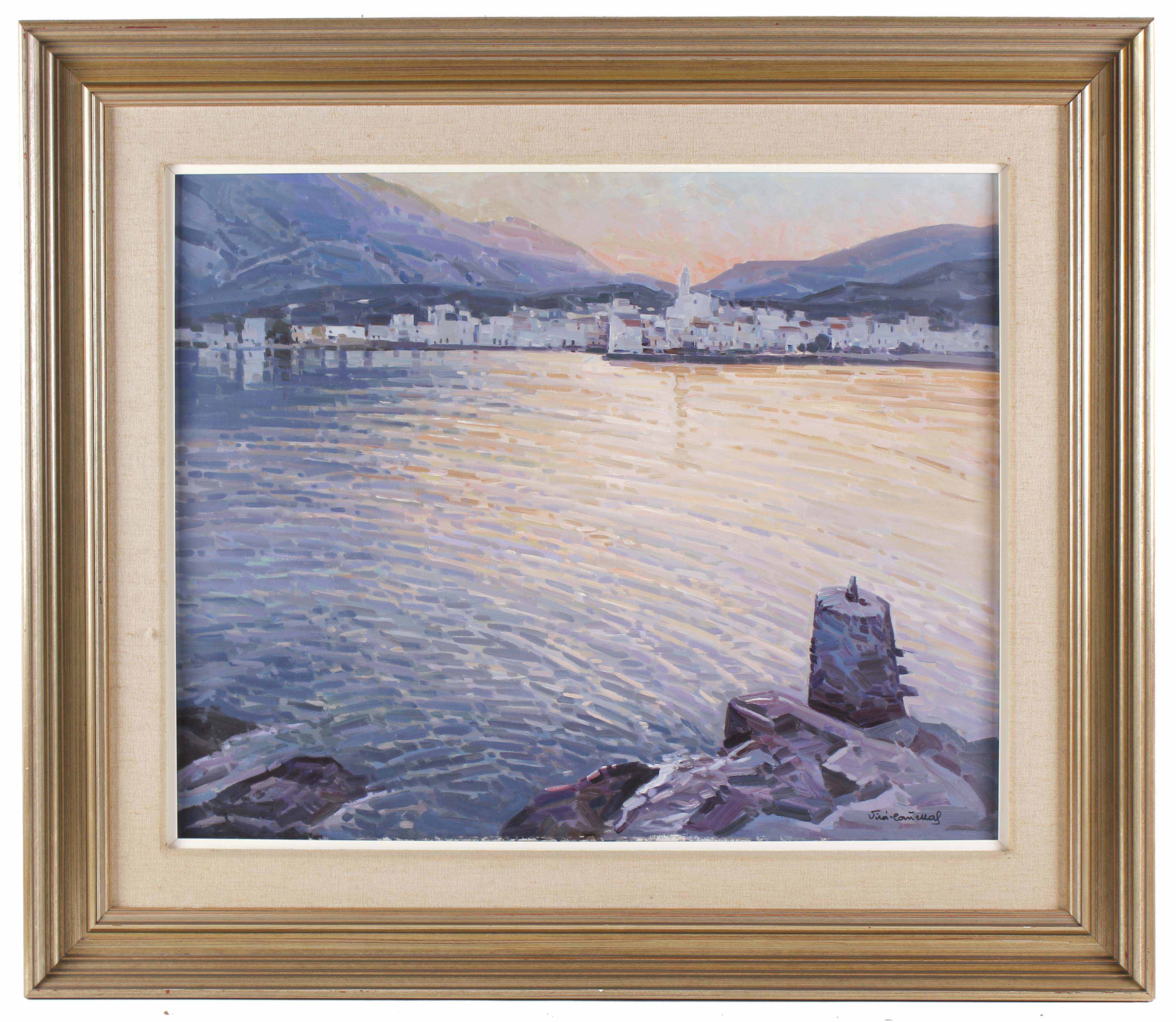 JOSEP Mª VILÀ CAÑELLAS (1913-2001). "ATARDECER (CADAQUÉS)",