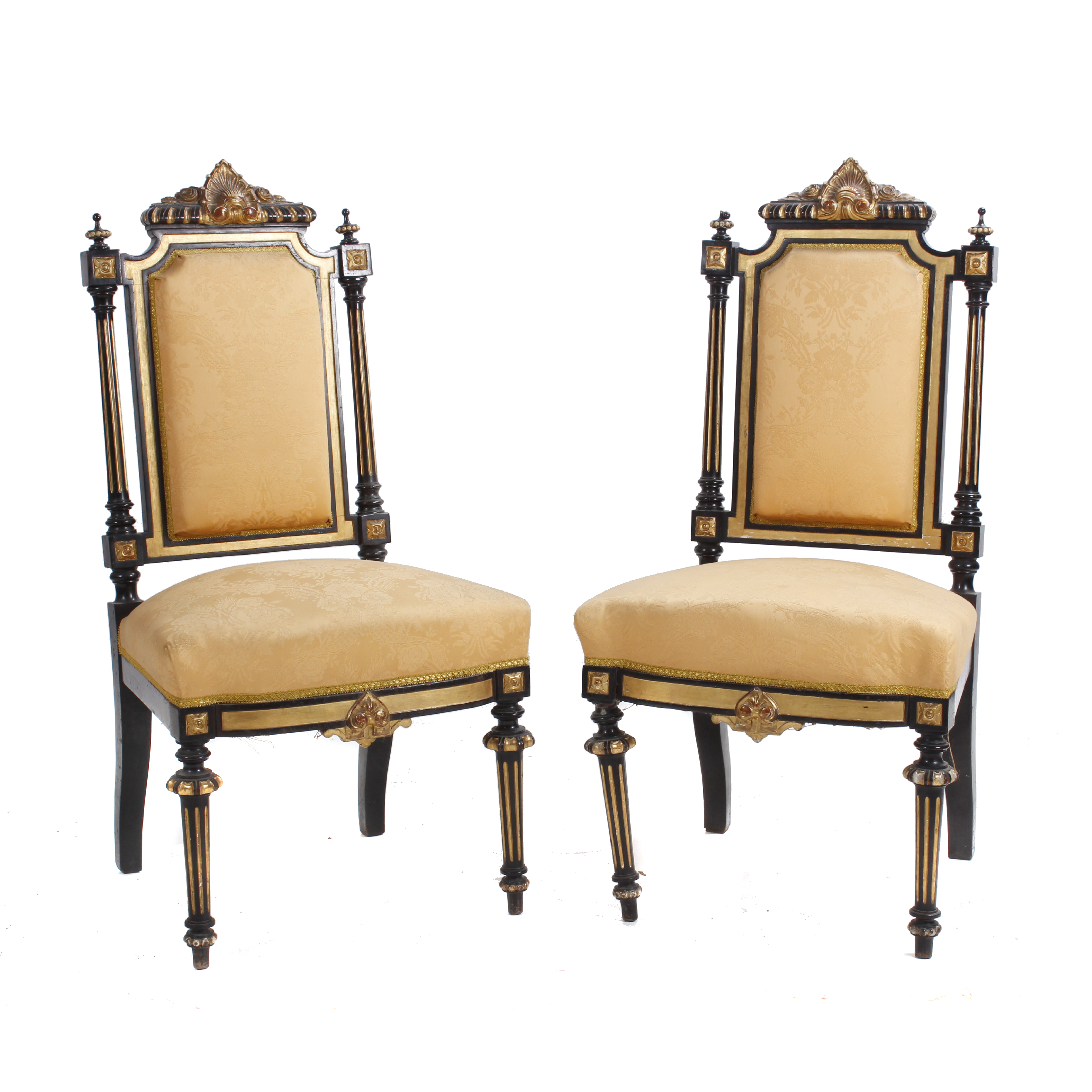 PAIR OF SPANISH CHAIRS, FIRST THIRD 20TH CENTURY. 