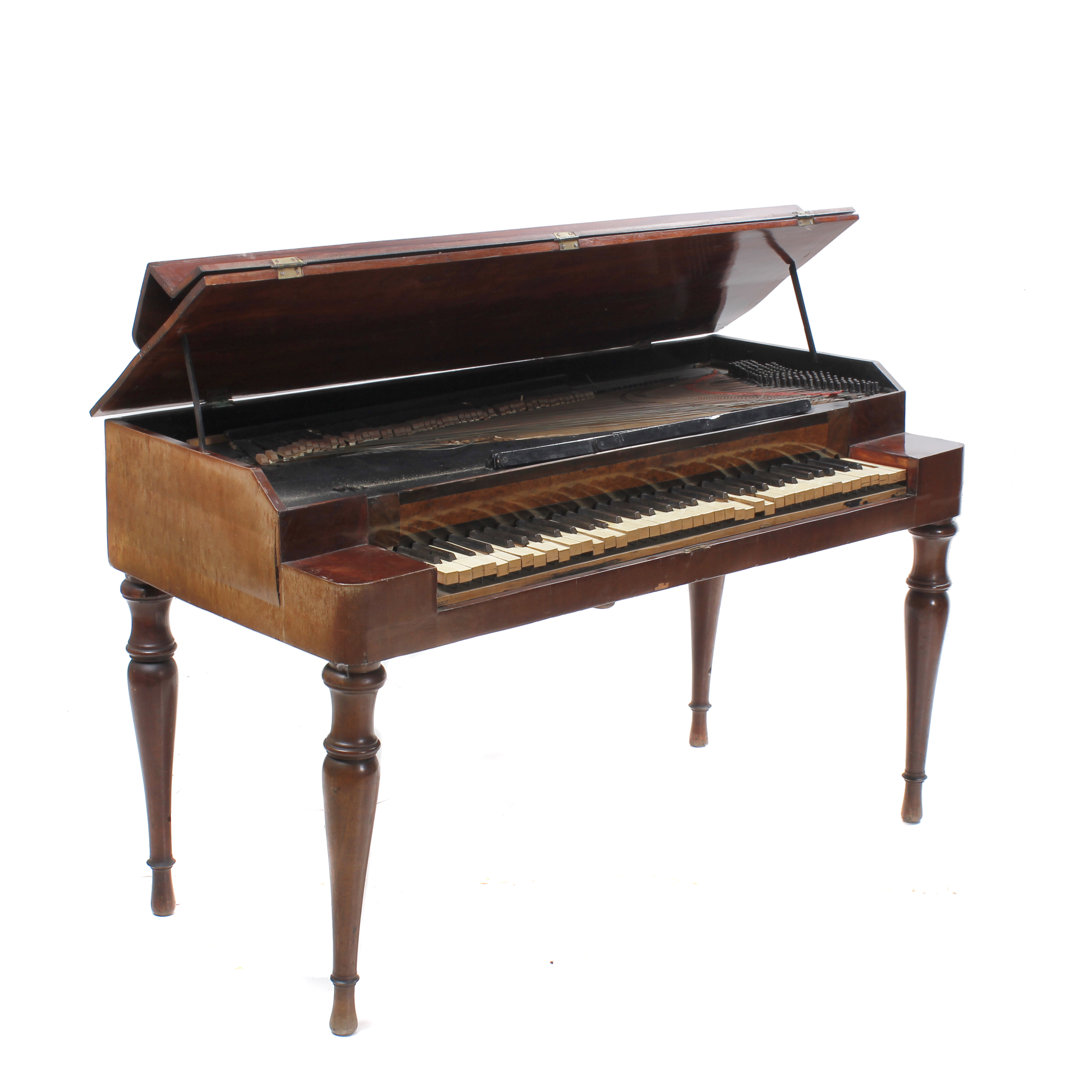 FORTEPIANO DE MESA ESPAÑOL ROMÁNTICO, CIRCA 1840. 