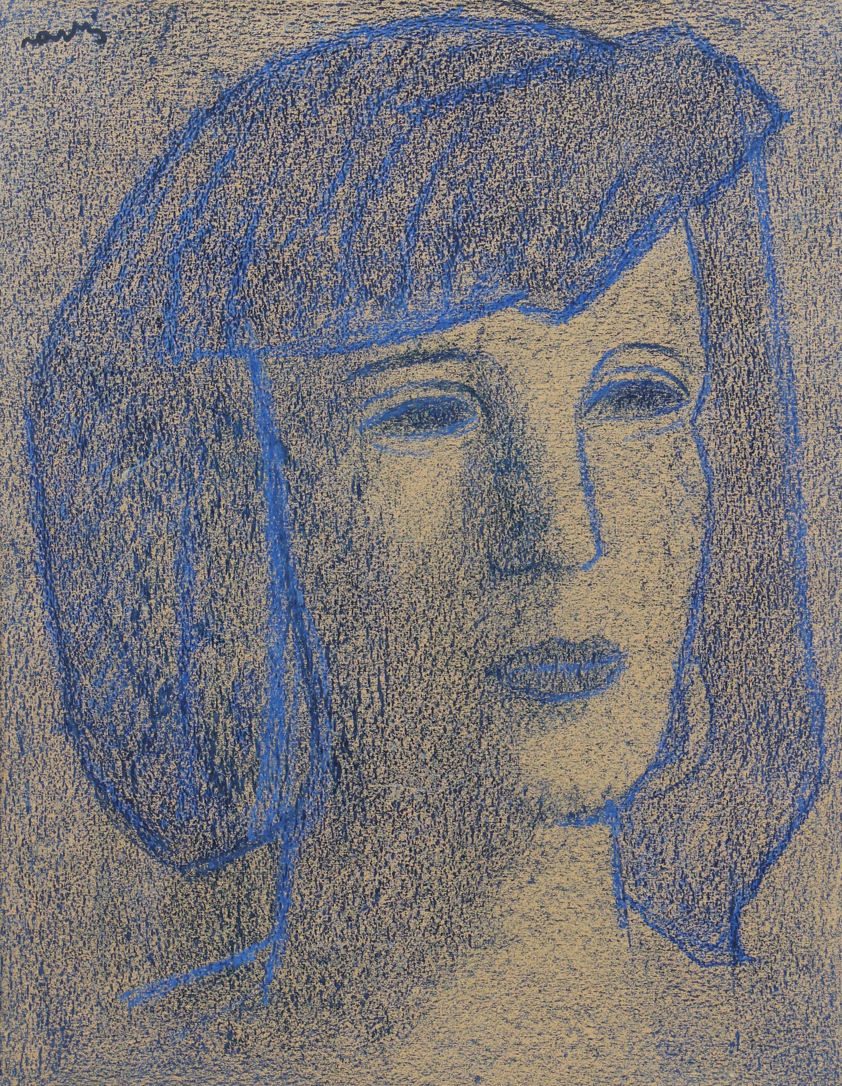 JULI RAMIS (1909-1990). "FEMALE FACE".