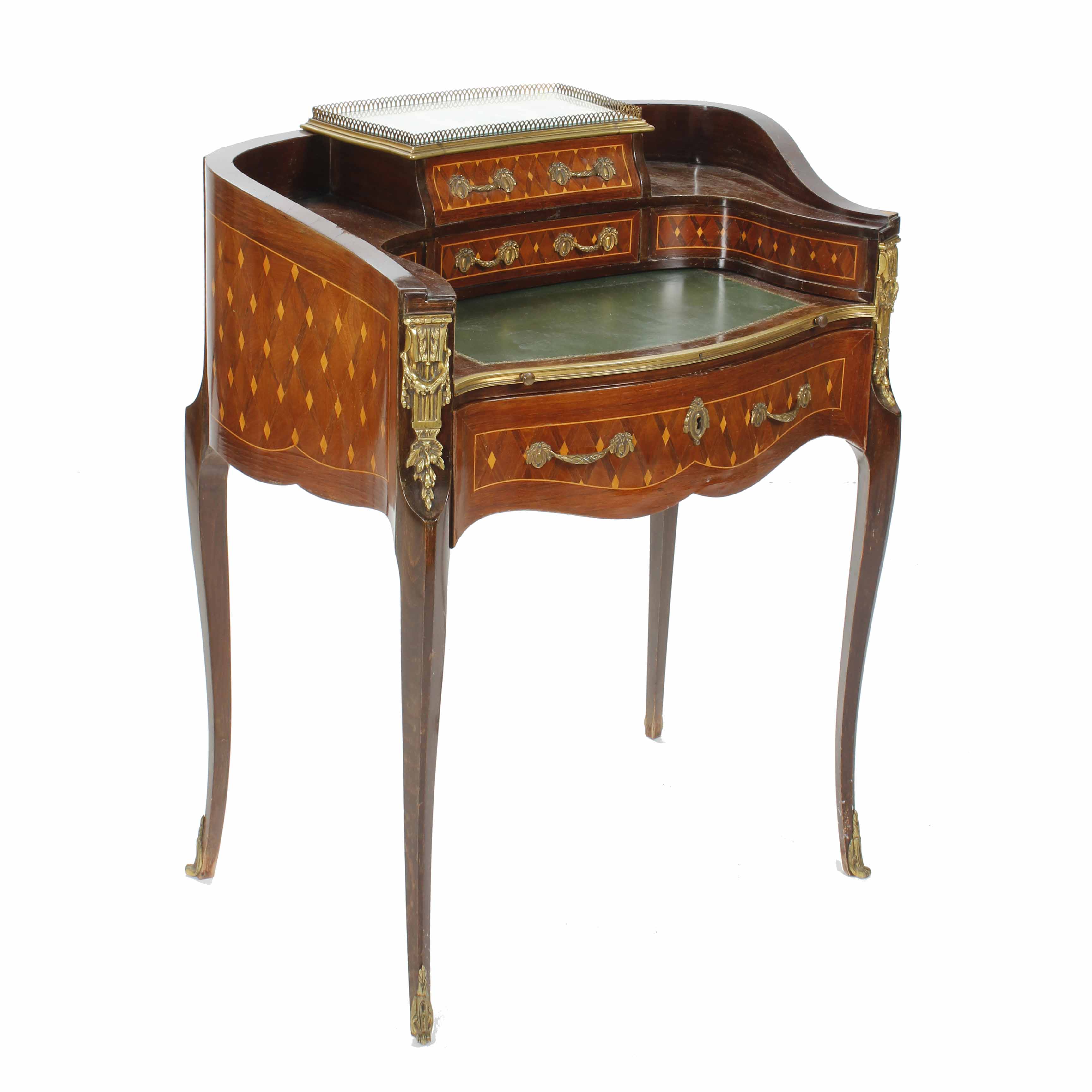 SMALL FRENCH LOUIS XV STYLE DESK, 20TH CENTURY.