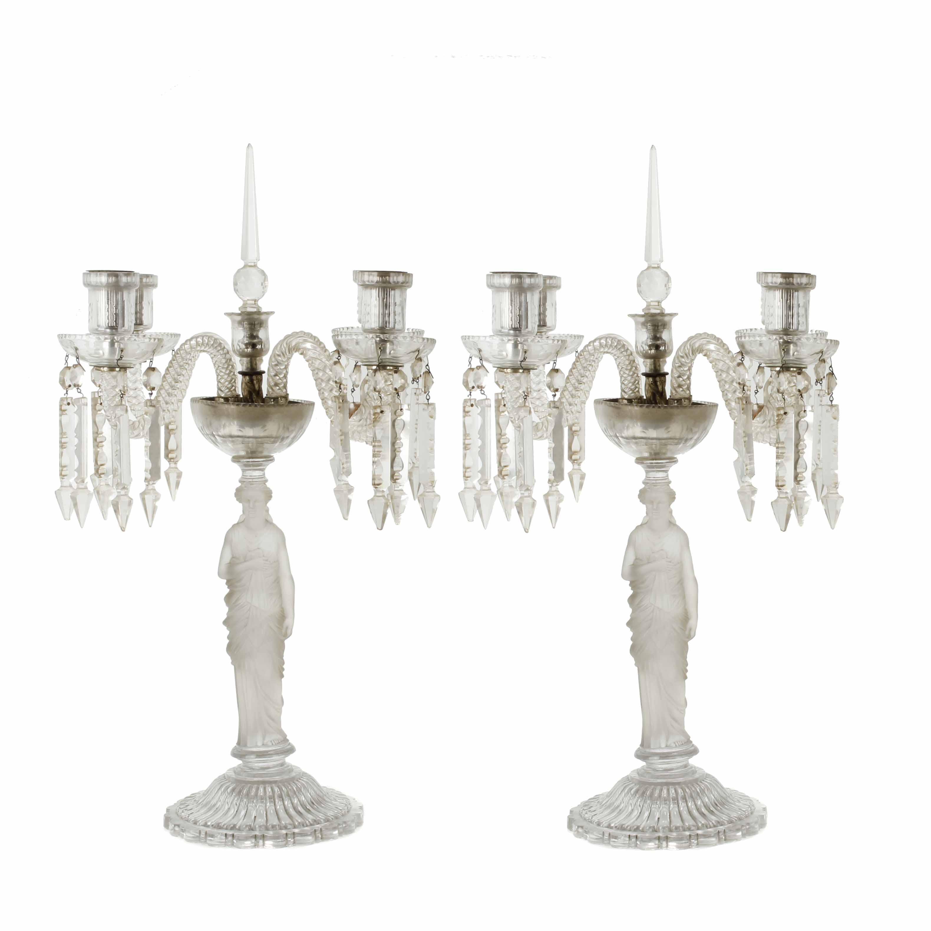 PAIR OF FRENCH CANDELABRA, FIRST HALF 20TH CENTURY.