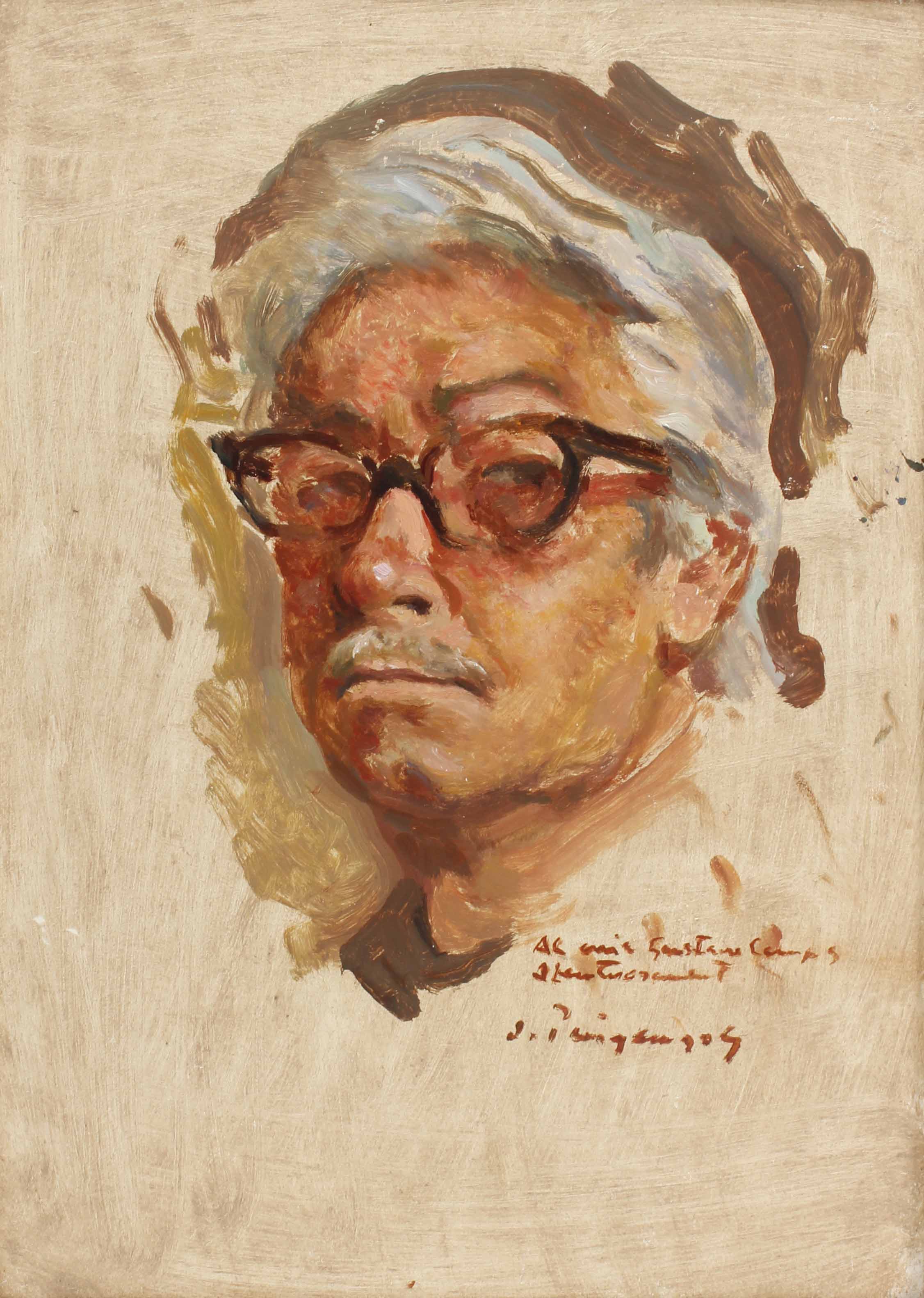 JOSEP PUIGDENGOLAS BARELLA (1906-1987). "SELF-PORTRAIT", 19