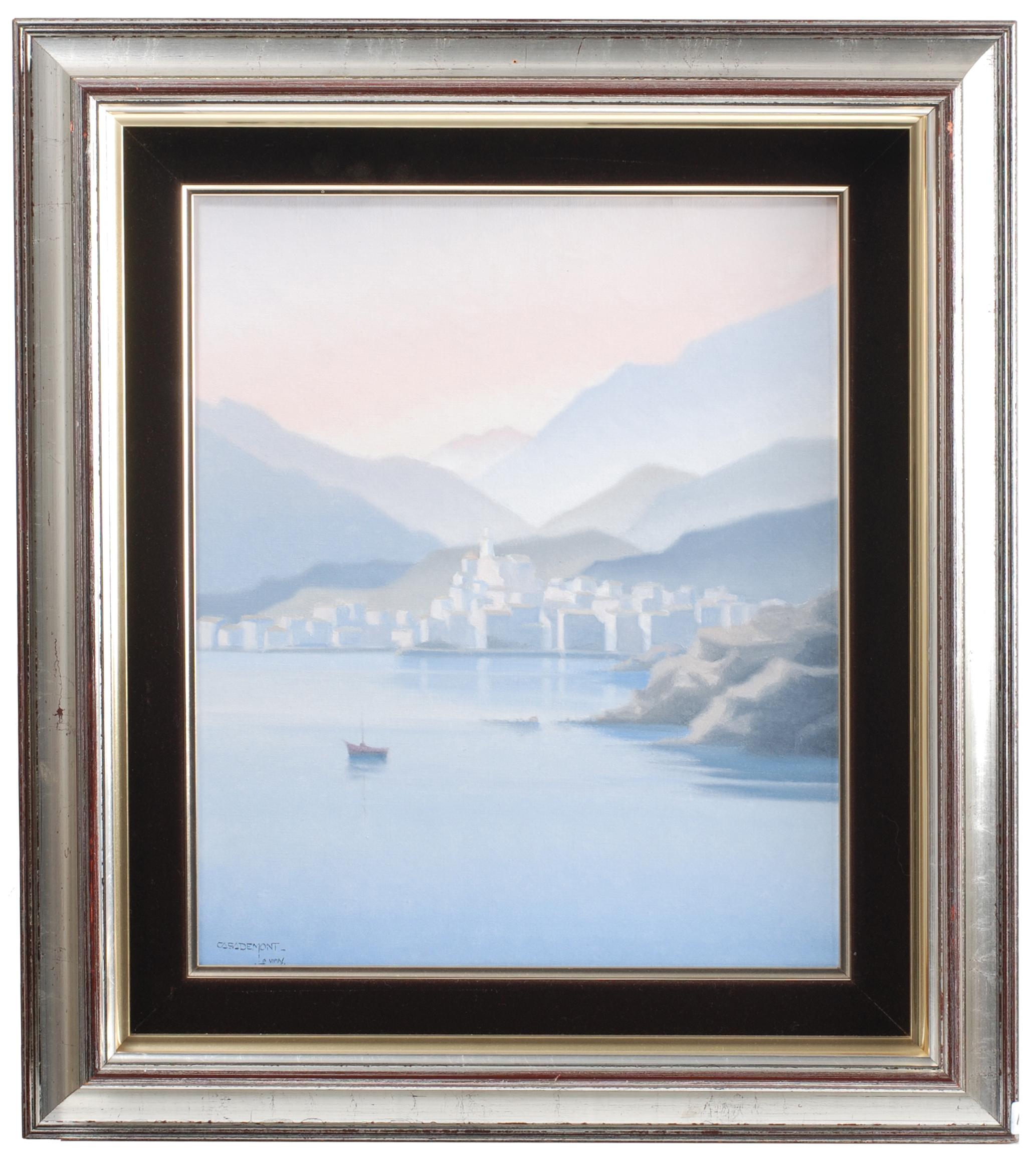 FRANCESC D&#39;ASIS CASADEMONT (1923-2007). "CADAQUÉS", 1989.