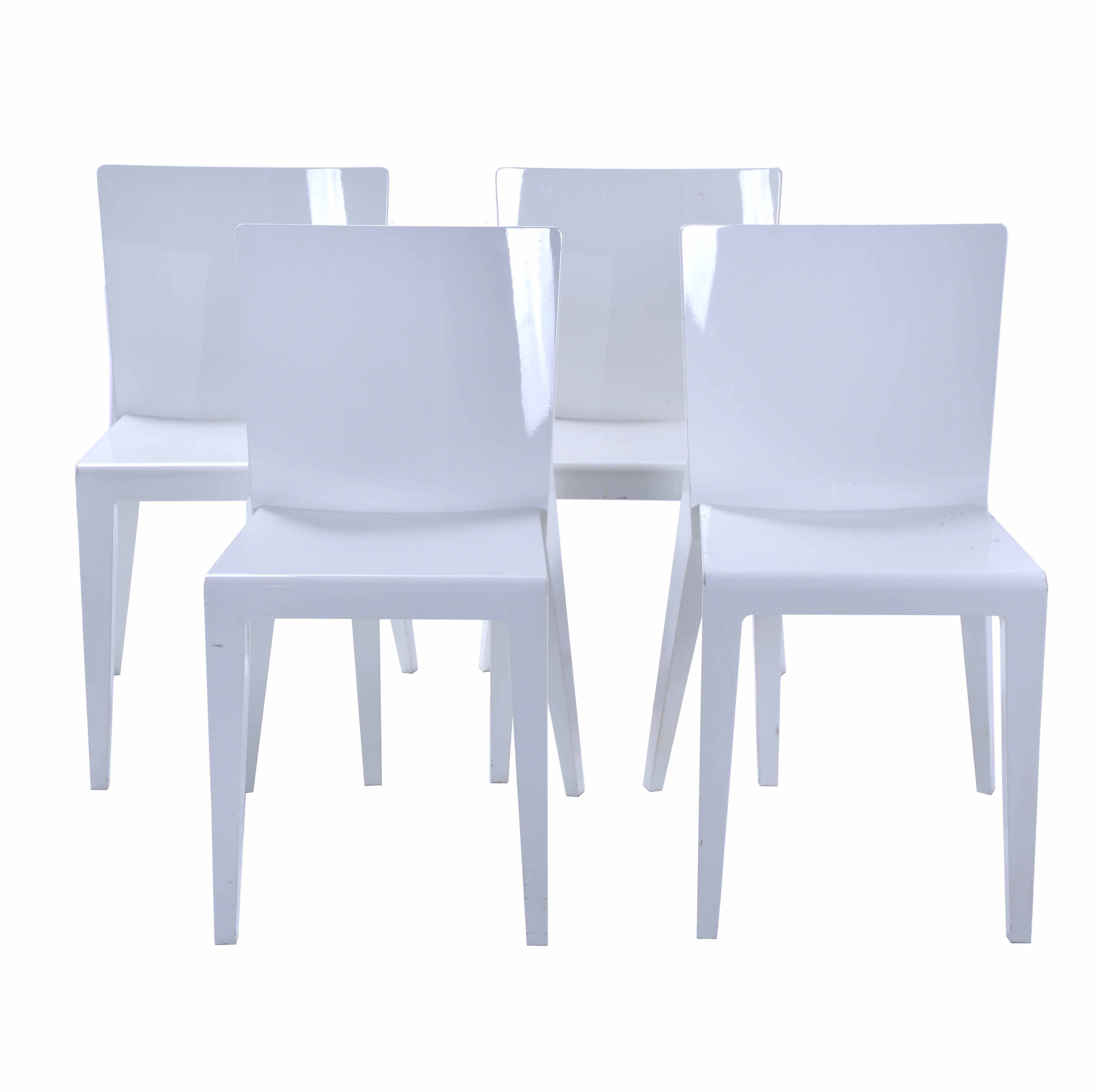 HANNES WETTSTEIN (1958-2008) SET OF FOUR "ALFA" CHAIRS.