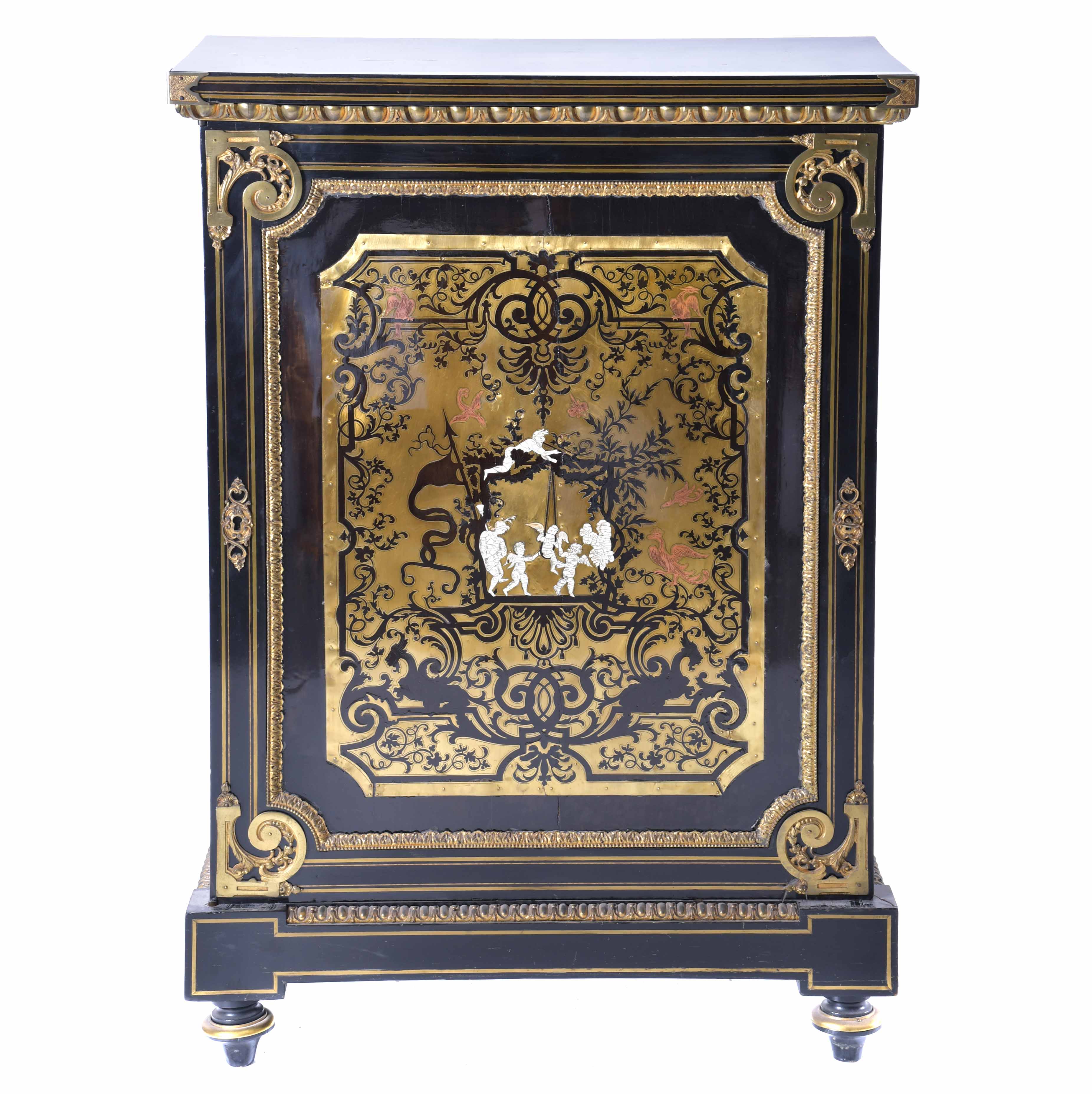 FRENCH NAPOLEON III STYLE CABINET, FIRST THIRD OF THE 20TH 