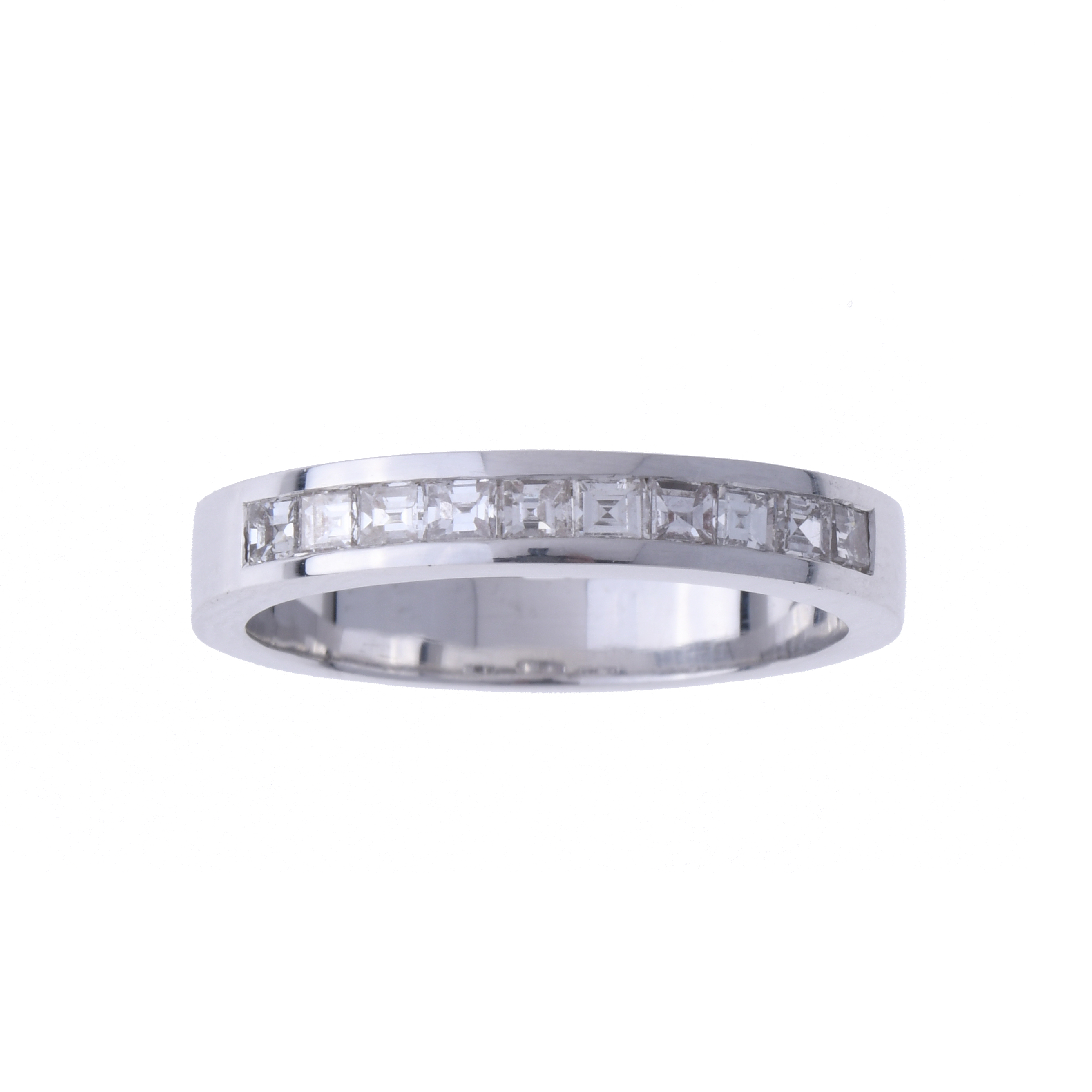 WHITE GOLD AND DIAMONDS ETERNITY RING.