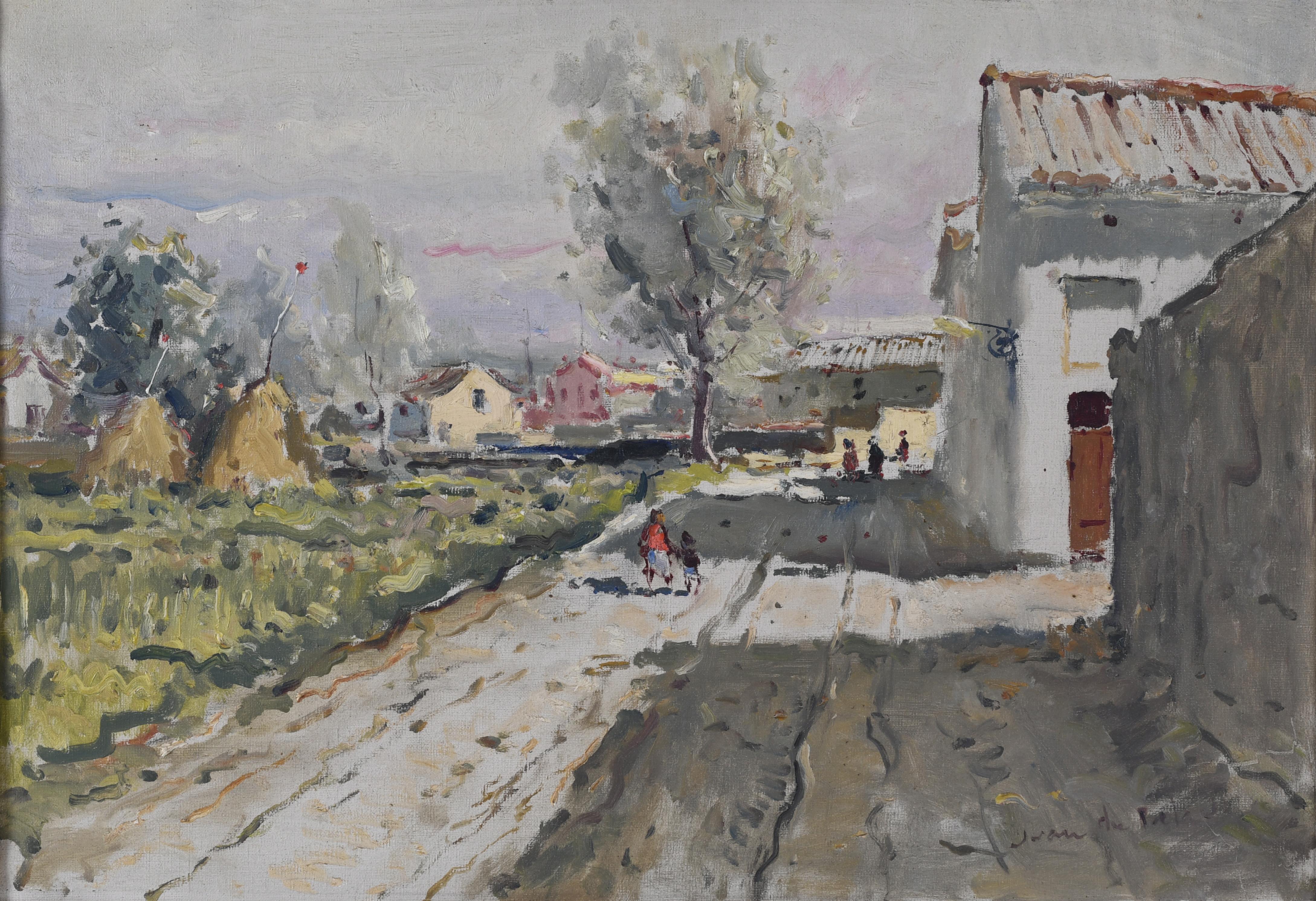 JOAN DE PALAU (1919-1991). "VILLAGE STREET".