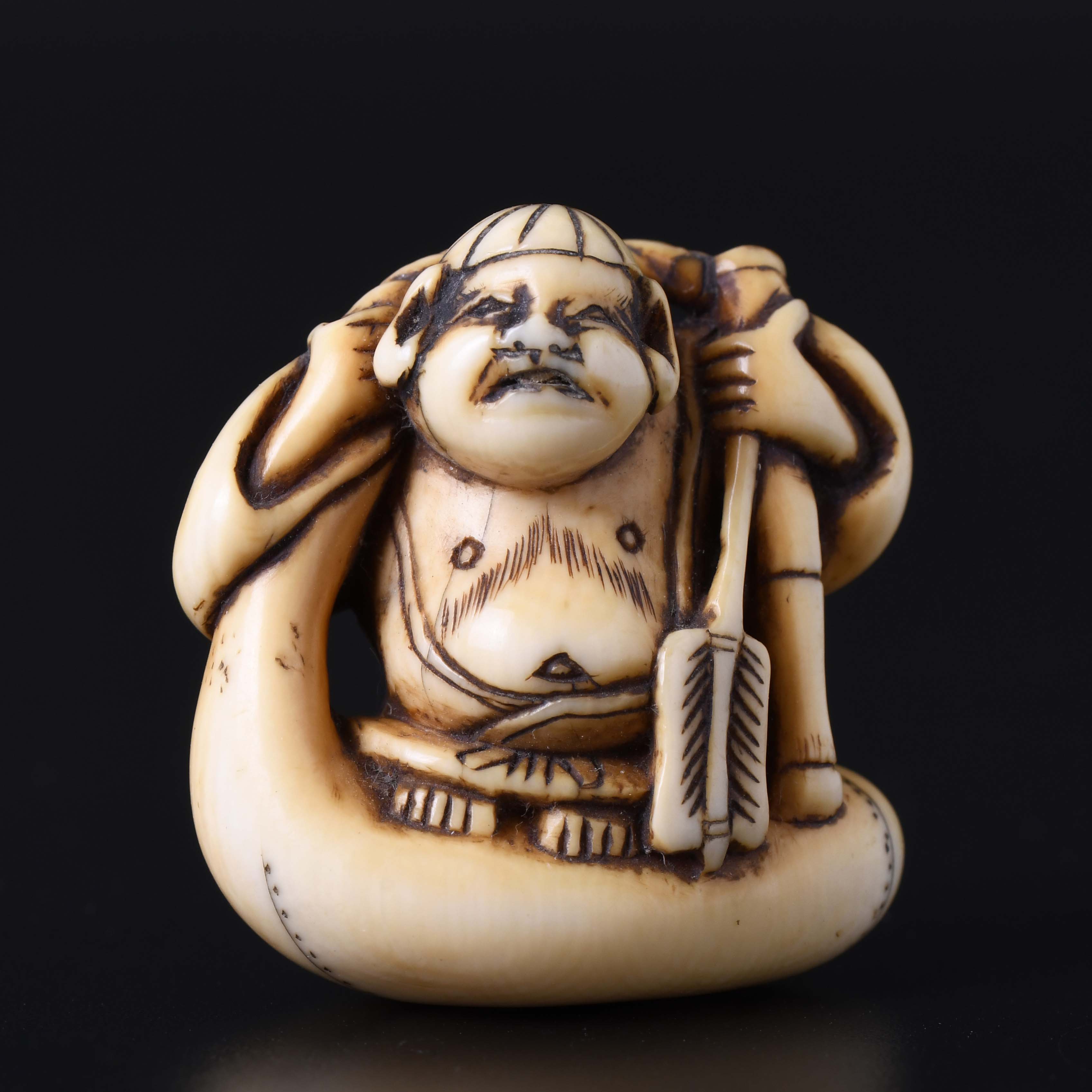 JAPANESE SCHOOL. EDO PERIOD, 18TH CENTURY. "HOTEI, ONE OF T