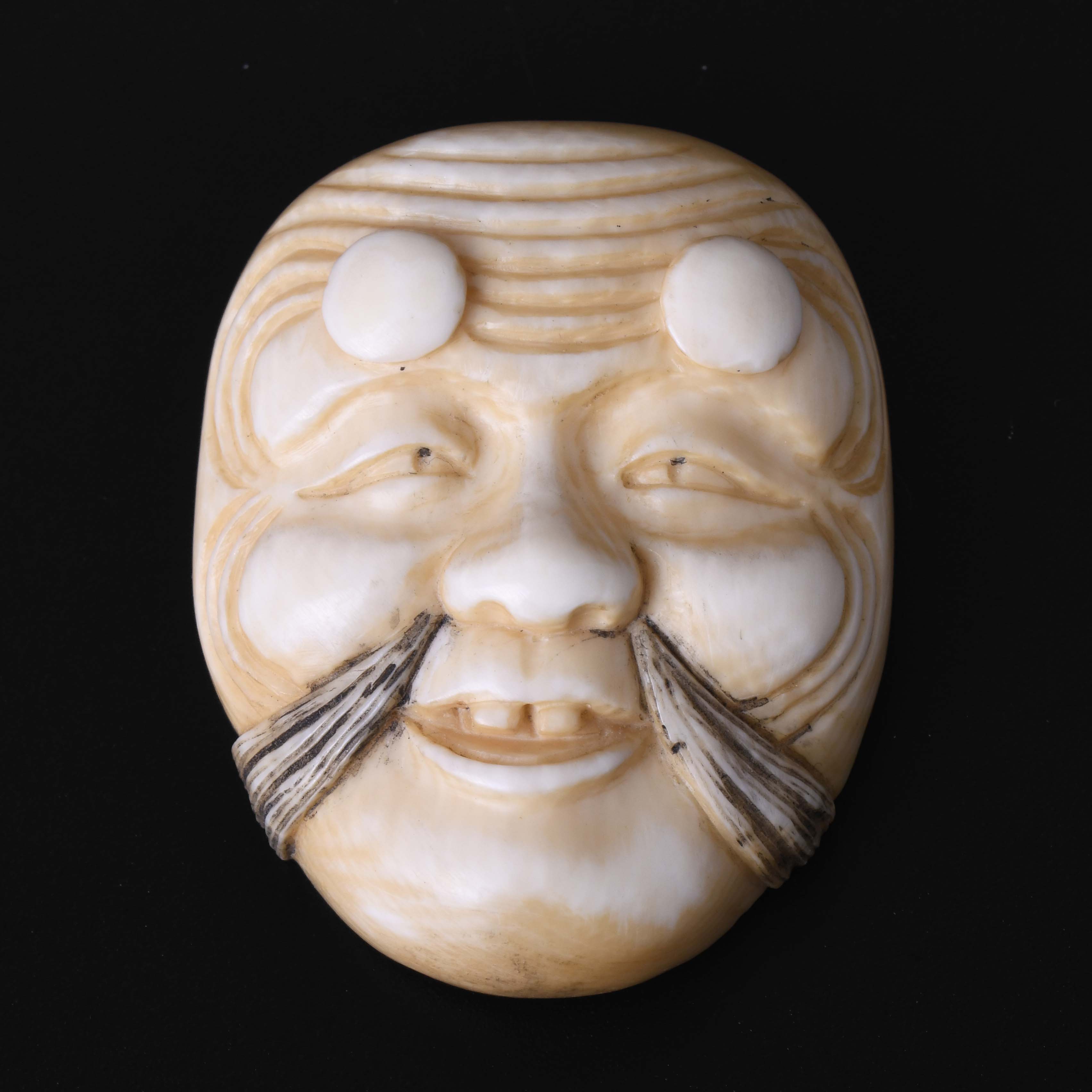 JAPANESE SCHOOL. MEIJI PERIOD, 19TH CENTURY. "OKINA MASK, A