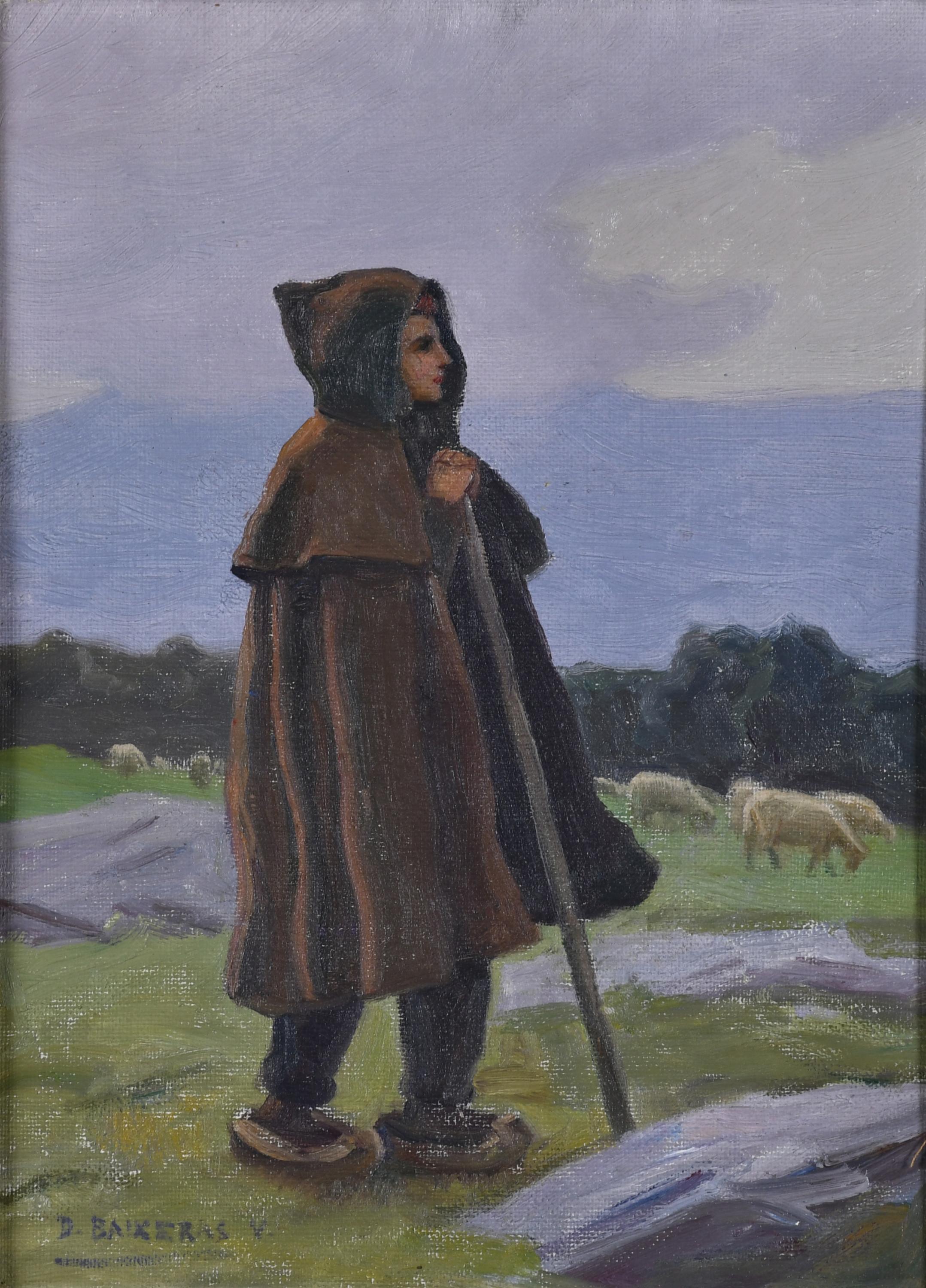 DIONÍS BAIXERAS (1862-1943). "SHEPHERD".