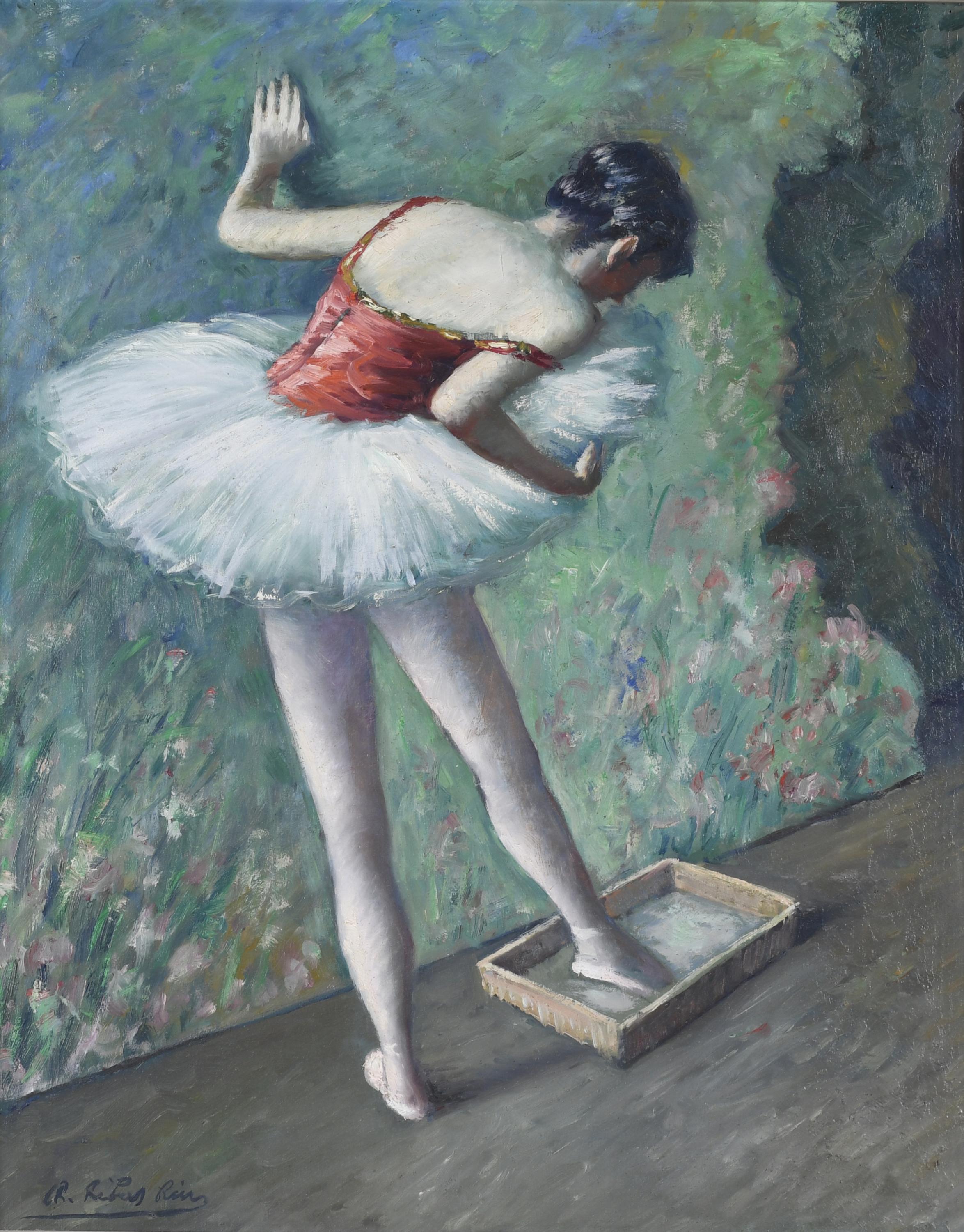 RAMON RIBAS RIUS (1903 - 1983). "ENSAYO DE UNA BAILARINA".