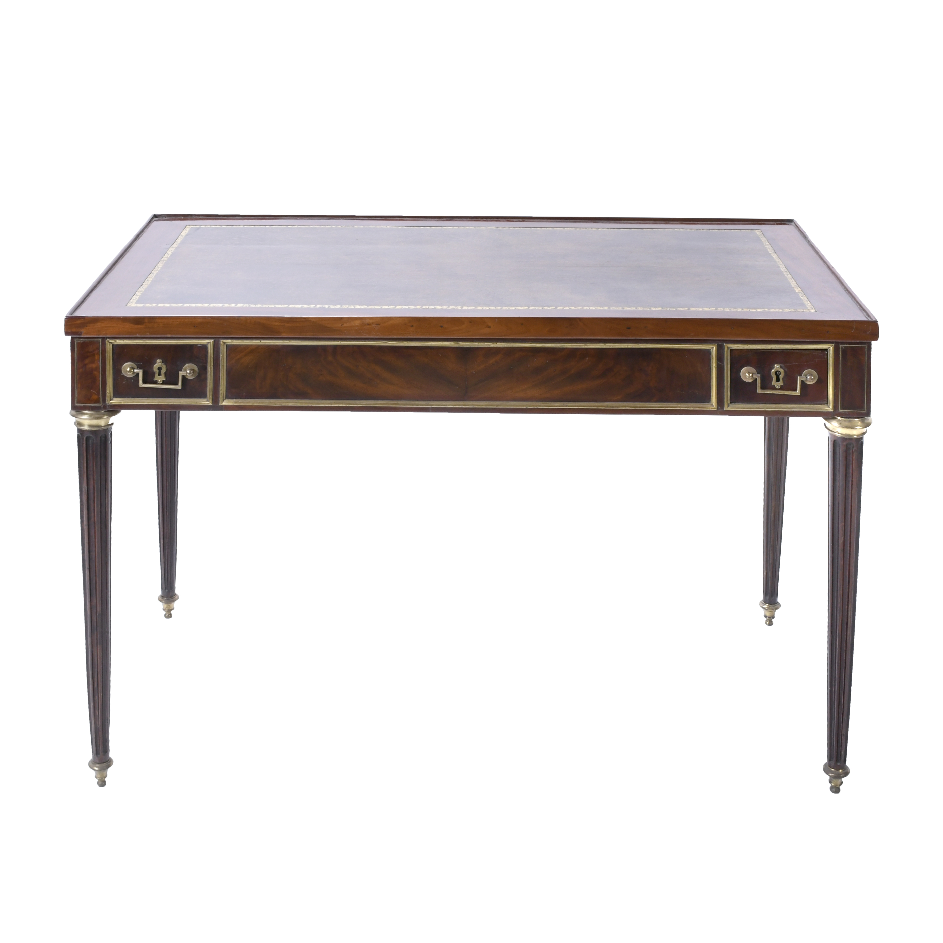 ENGLISH "TRIC-TRAC" DESK AND GAME TABLE, LATE 19TH CENTURY-