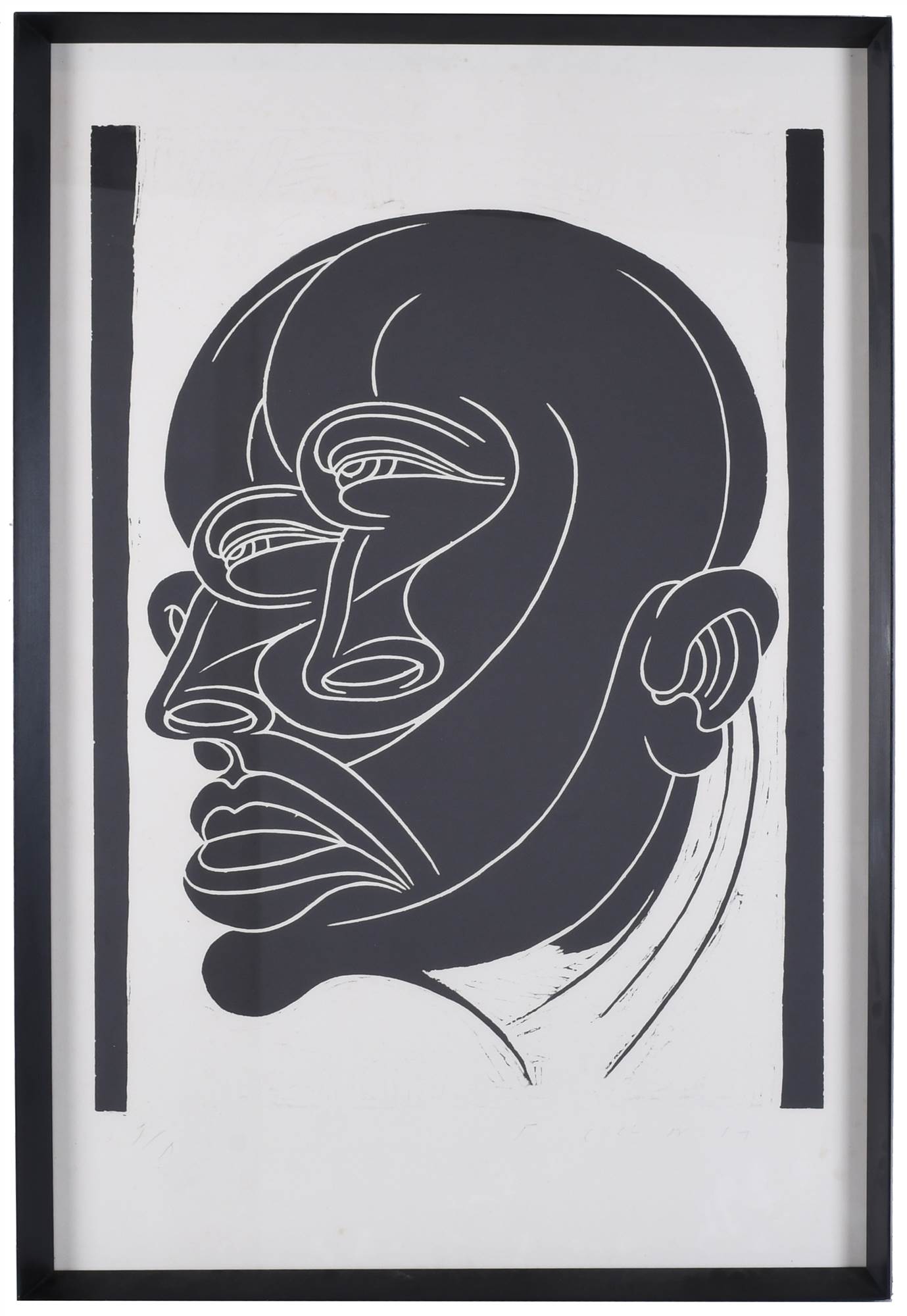 JAUME PLENSA (1955). De la SUITE PICASSO, 1985.