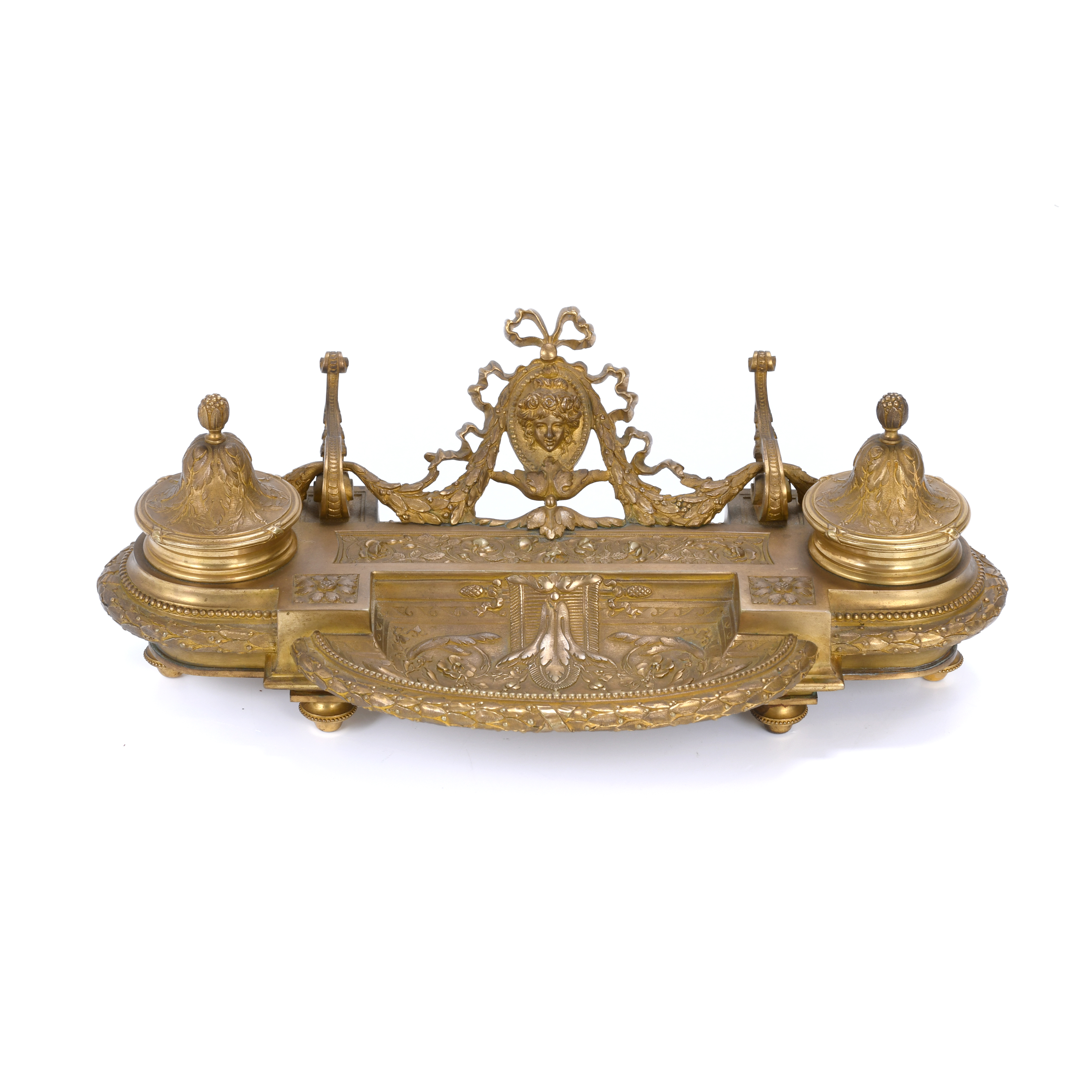 FRENCH INKSTAND, EARLY 20TH CENTURY.