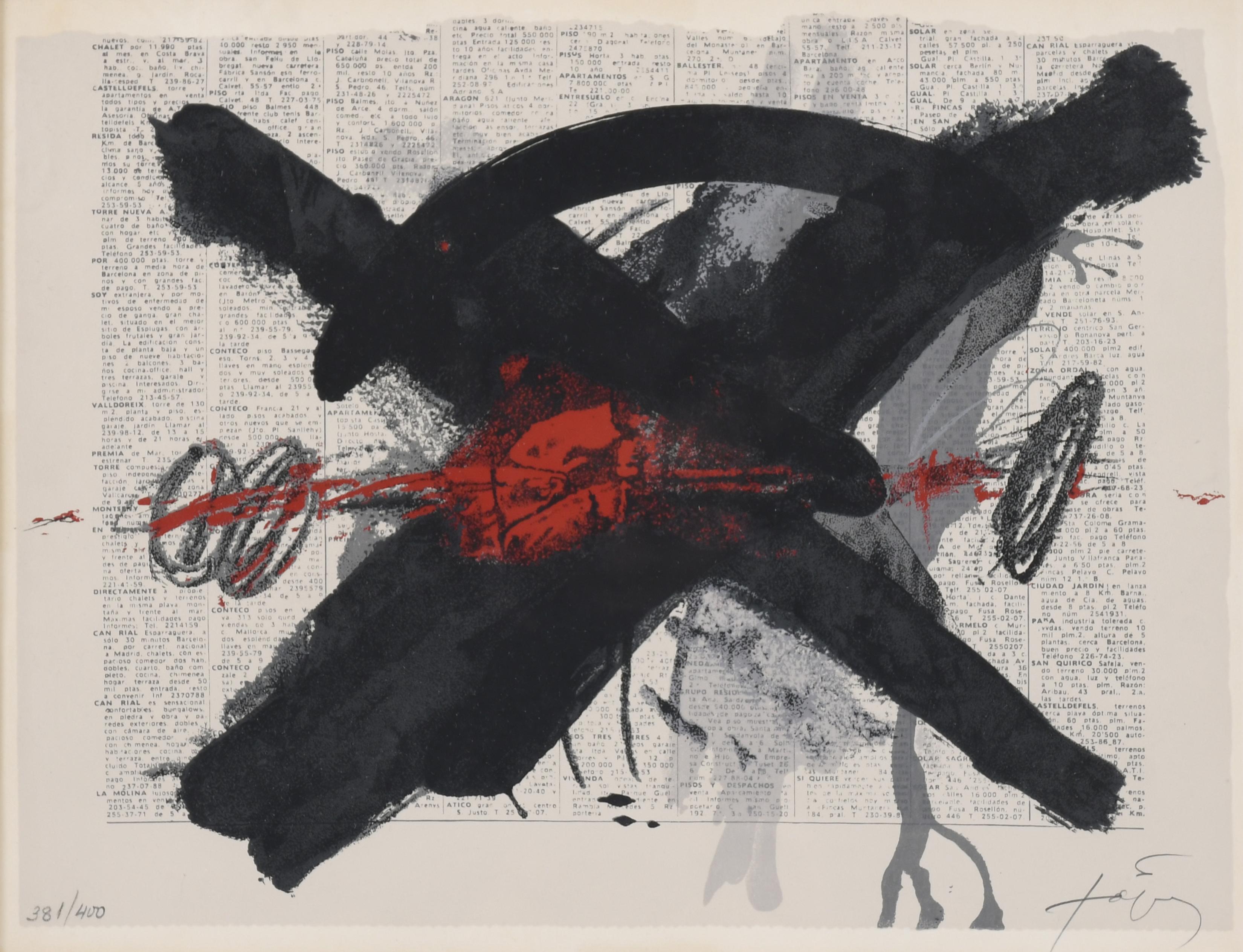 ANTONI TÀPIES (1923-2012). "COMPOSITION". 