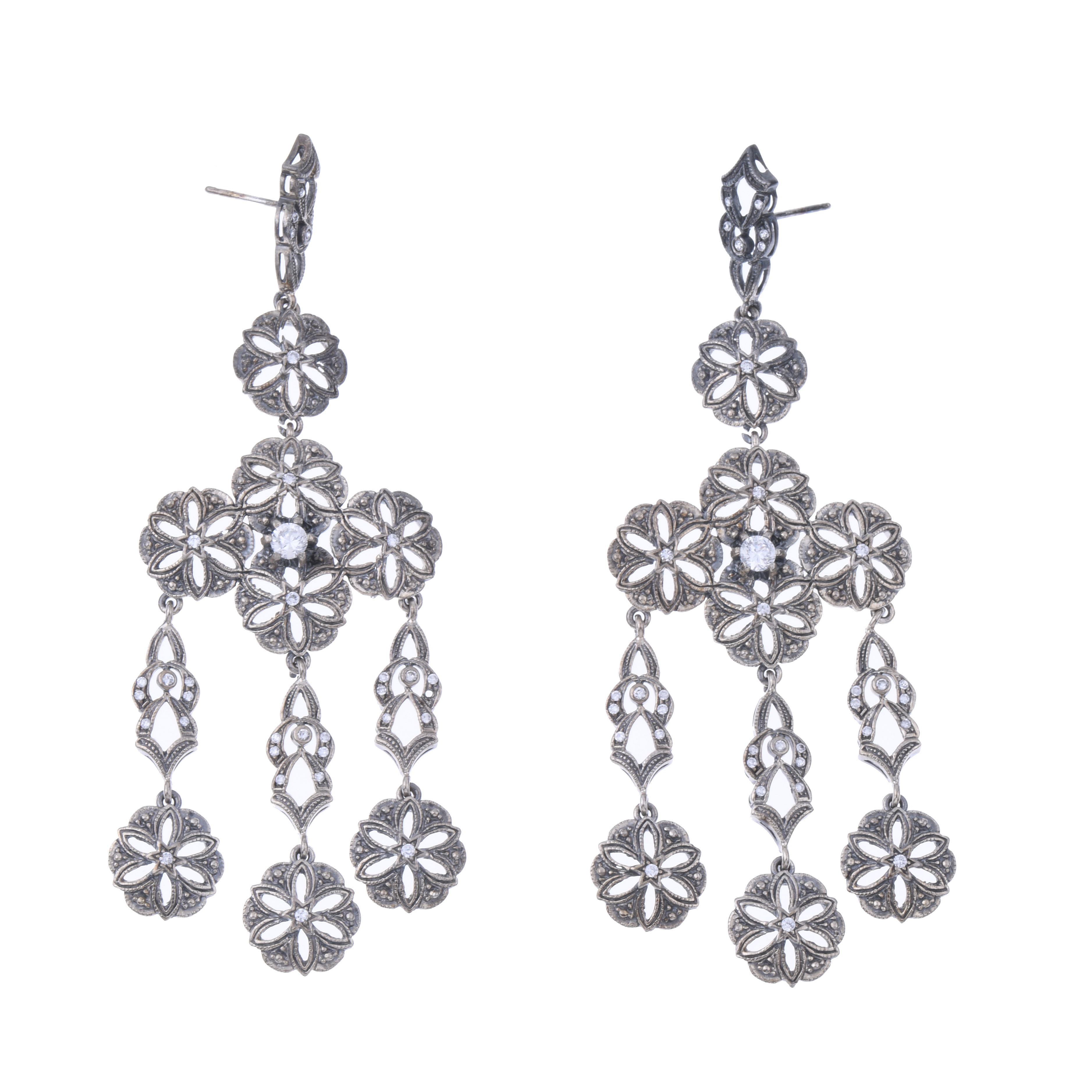 GIRANDOLE EARRINGS.