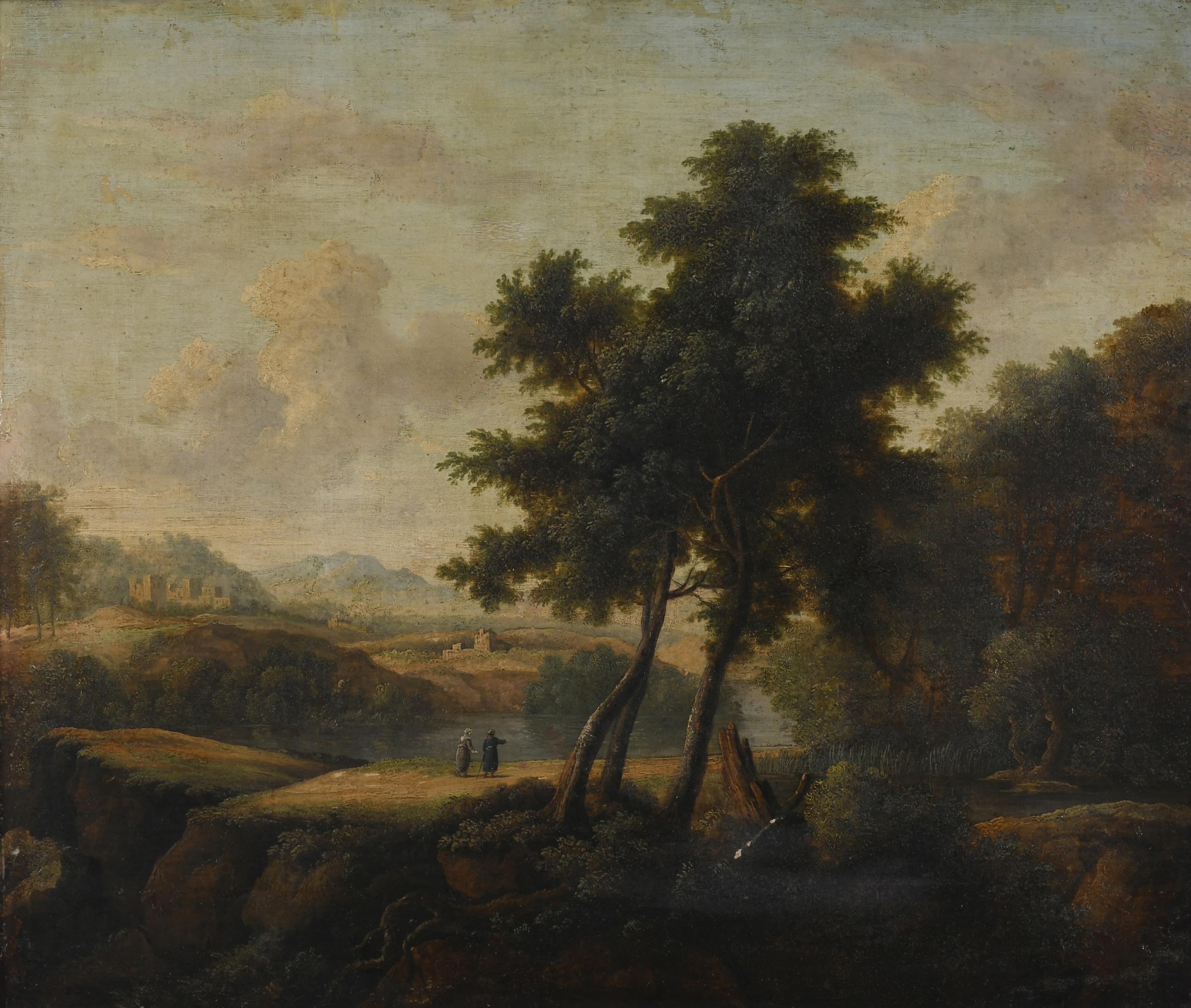 18TH-19TH CENTURIES, DUTCH SCHOOL. "LANDSCAPE".