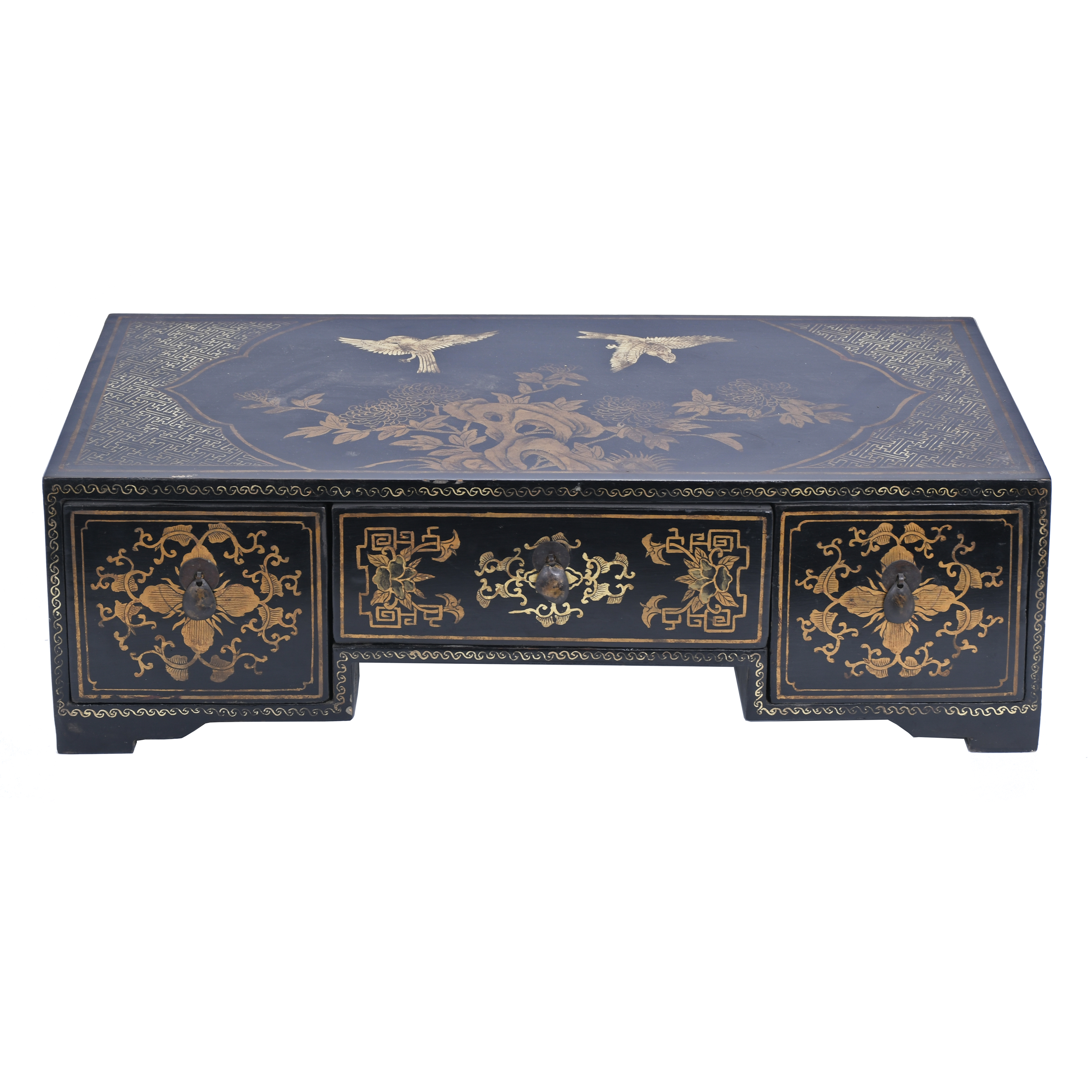 SMALL CHINESE TABLE-TOP CHEST OF DRAWERS, 20TH CENTURY.