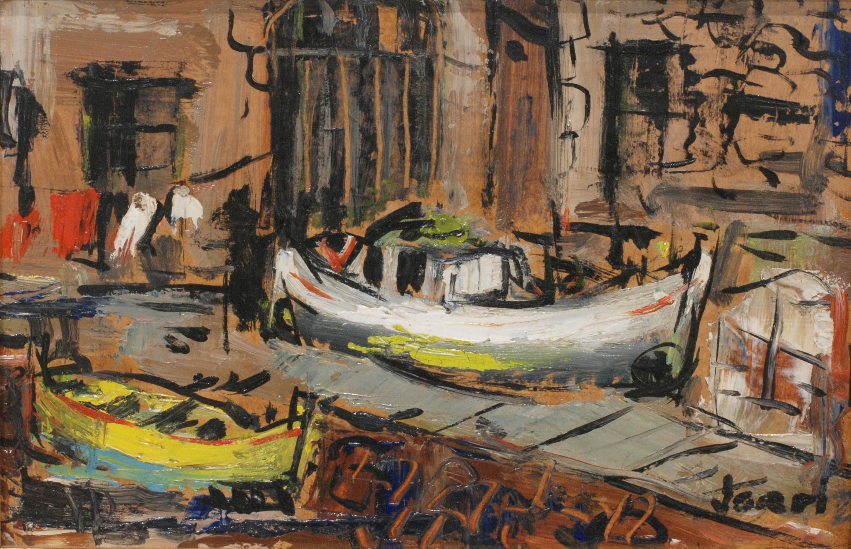 JORDI MERCADÉ FARRÉS (1923-2005). "BOATS".